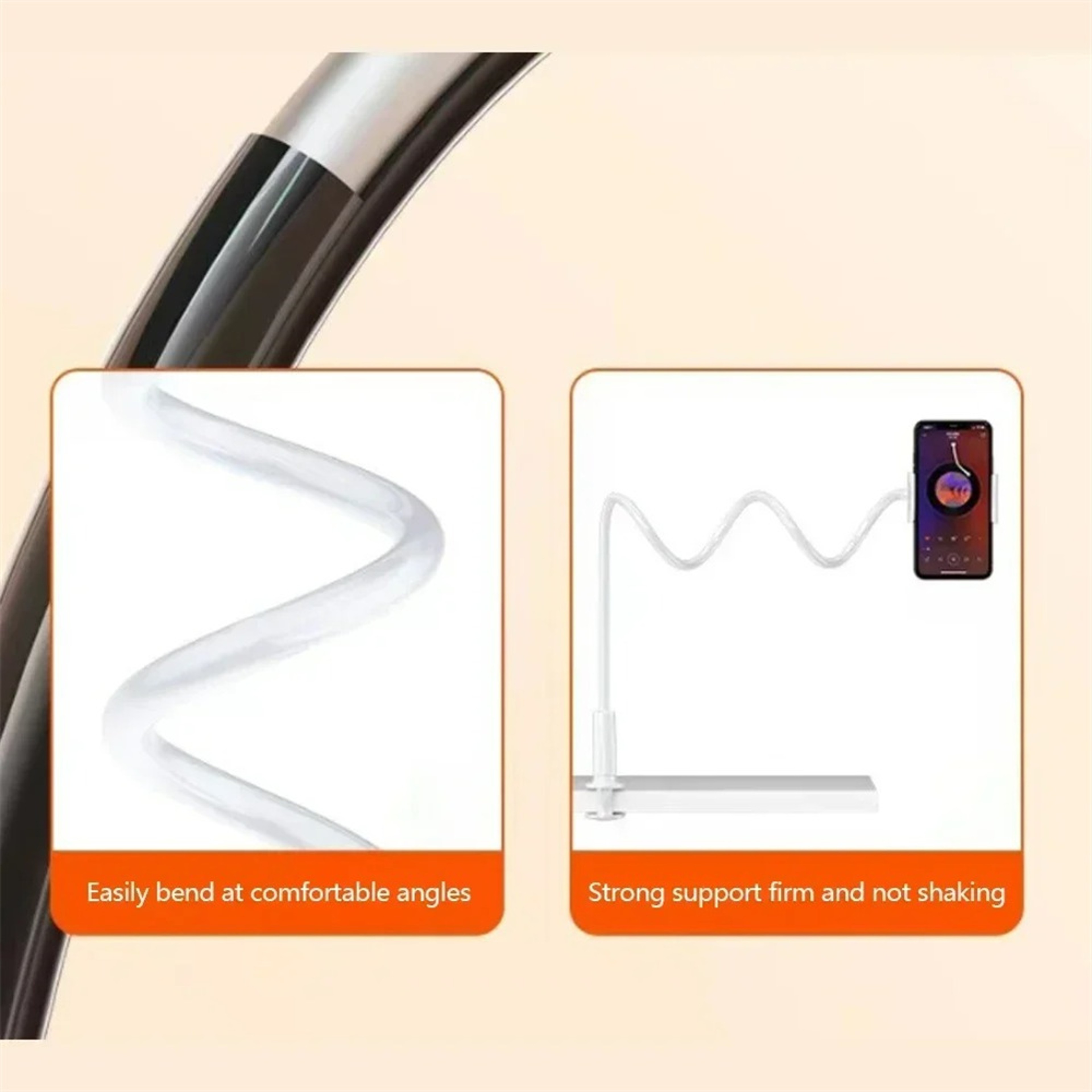 Universal Adjustable Mobile Phone Holder Flexible Clip Stand Smartphone Holder Lazy Holder Bed Desk 3