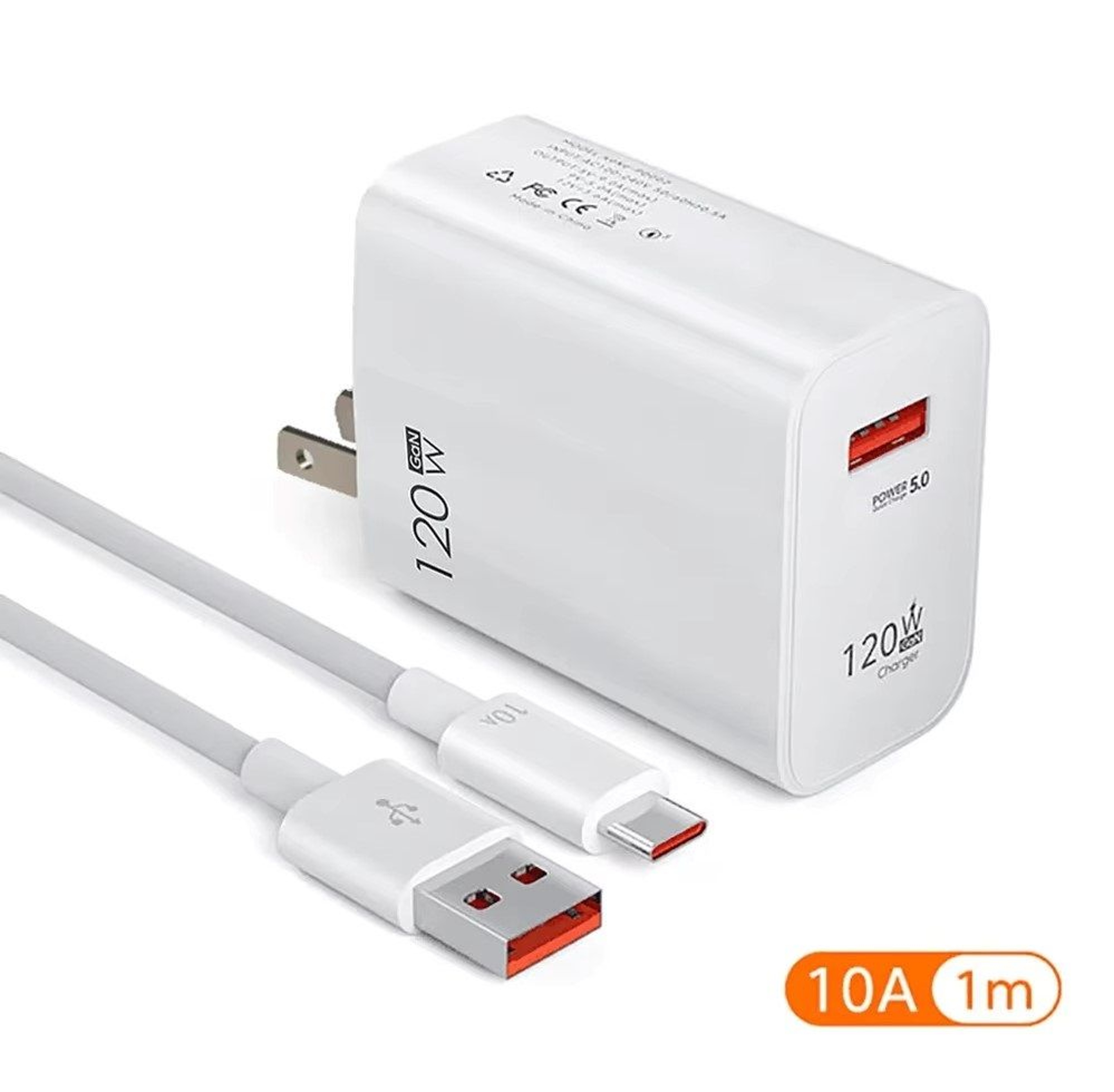 Fast Charging GaN USB Charger Quick Charge Type C Phone Adapter 6