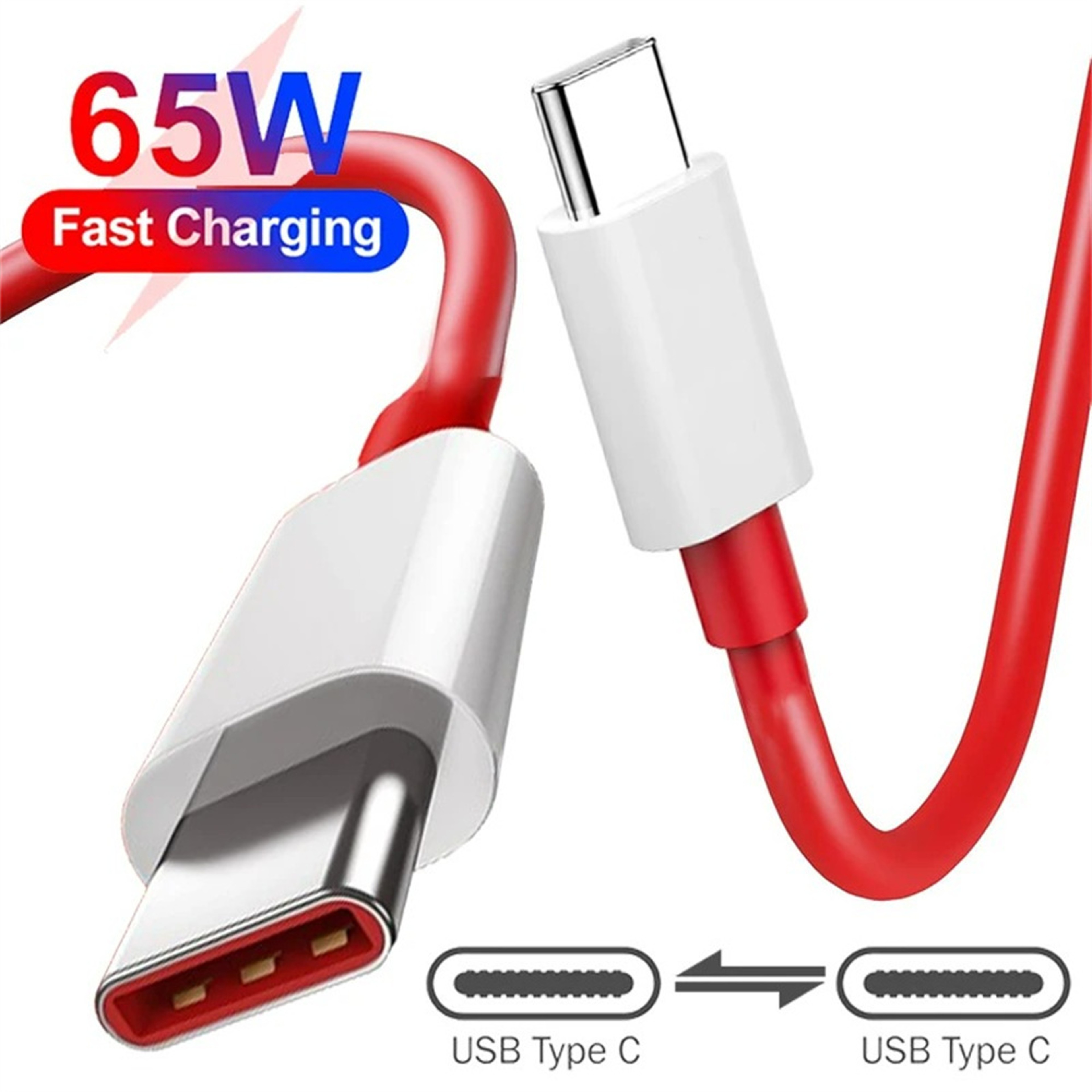 USB C To USB C PD Cable Fast Charging Data Cord High Speed Quick Charge Wire – view 1