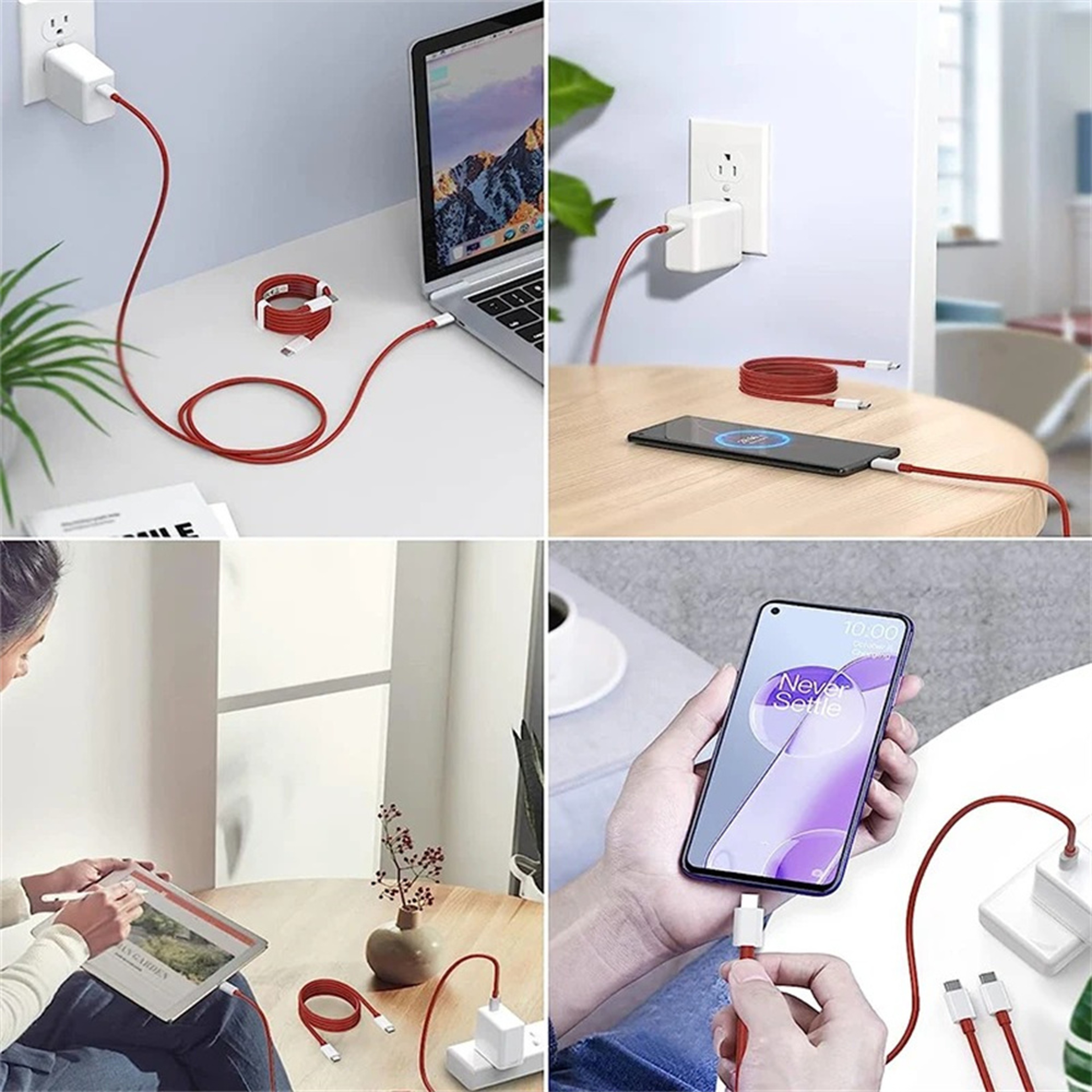 USB C To USB C PD Cable Fast Charging Data Cord High Speed Quick Charge Wire – view 5
