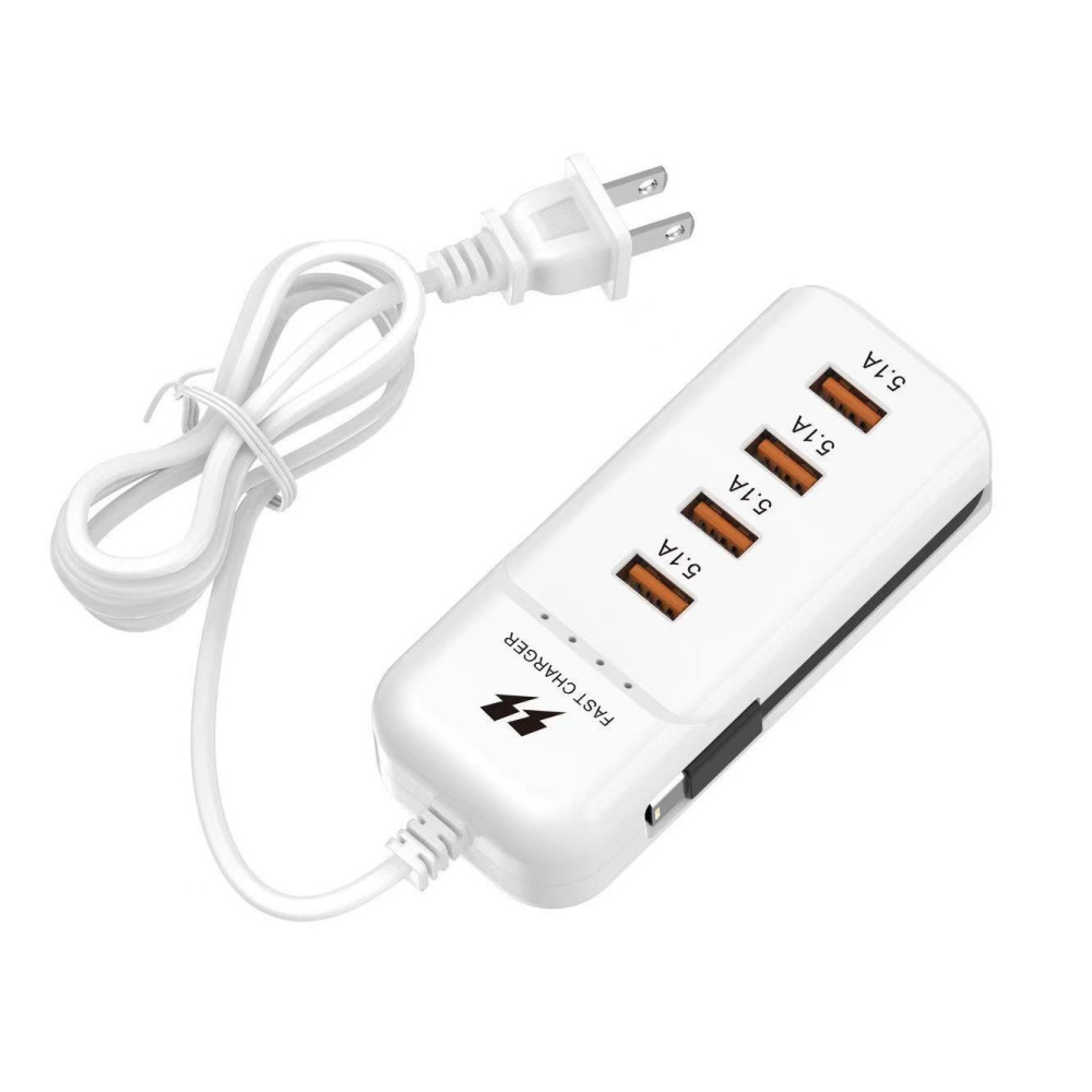 USB C Fast Charging Wall Charger Muti Port Quick Charge Adapter Portable Power Strip 5