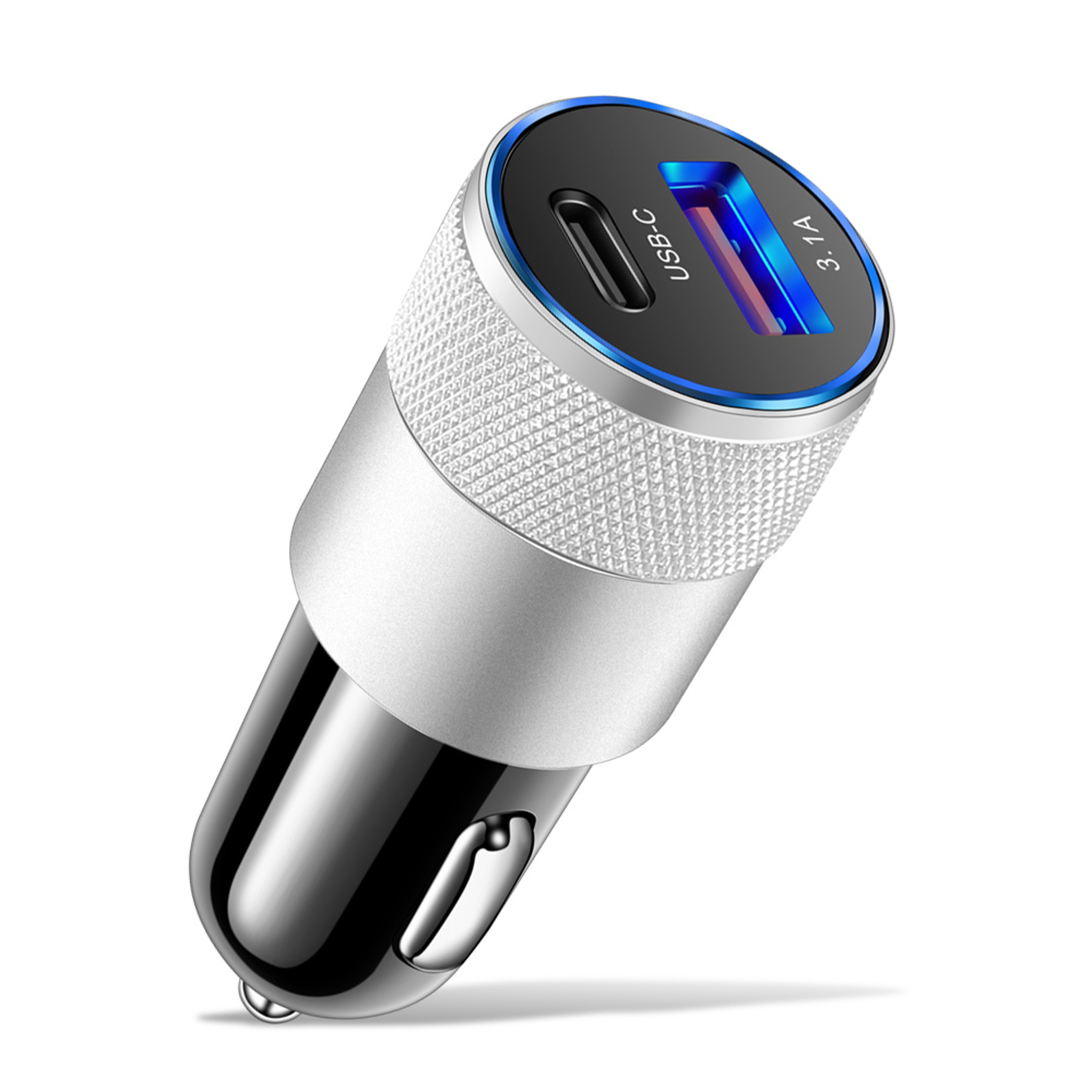 USB C Car Charger Fast Charging Type C Phone Adapter Cigarette Lighter USB Charger 6