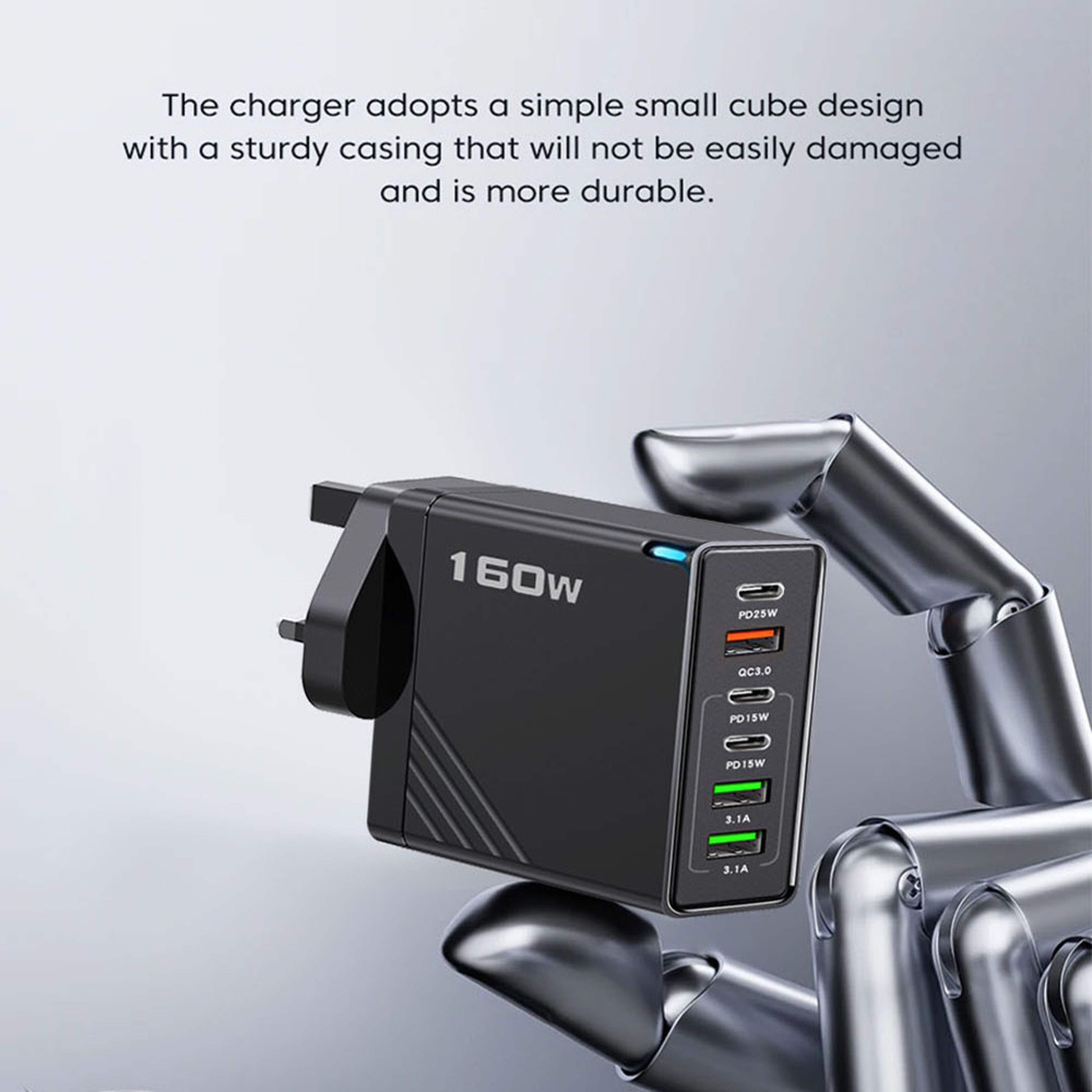 Fast Charging Phone Charger Adapter Multi Ports USB Type C Charger Universal Wall Charger 2