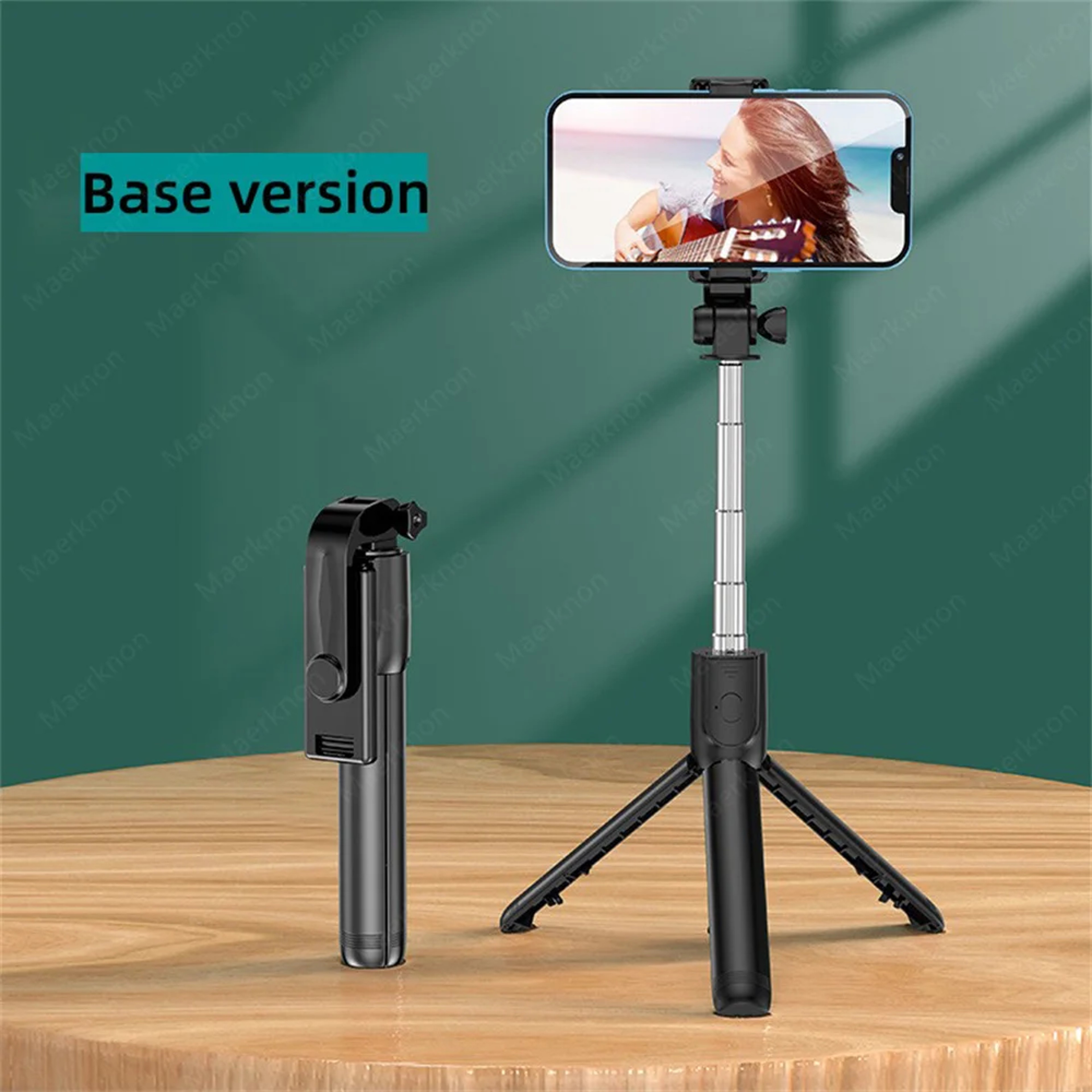 Portable Wireless Bluetooth Selfie Stick Tripod Stand With Remote Shutter Multifunctional Tripod Fo 6