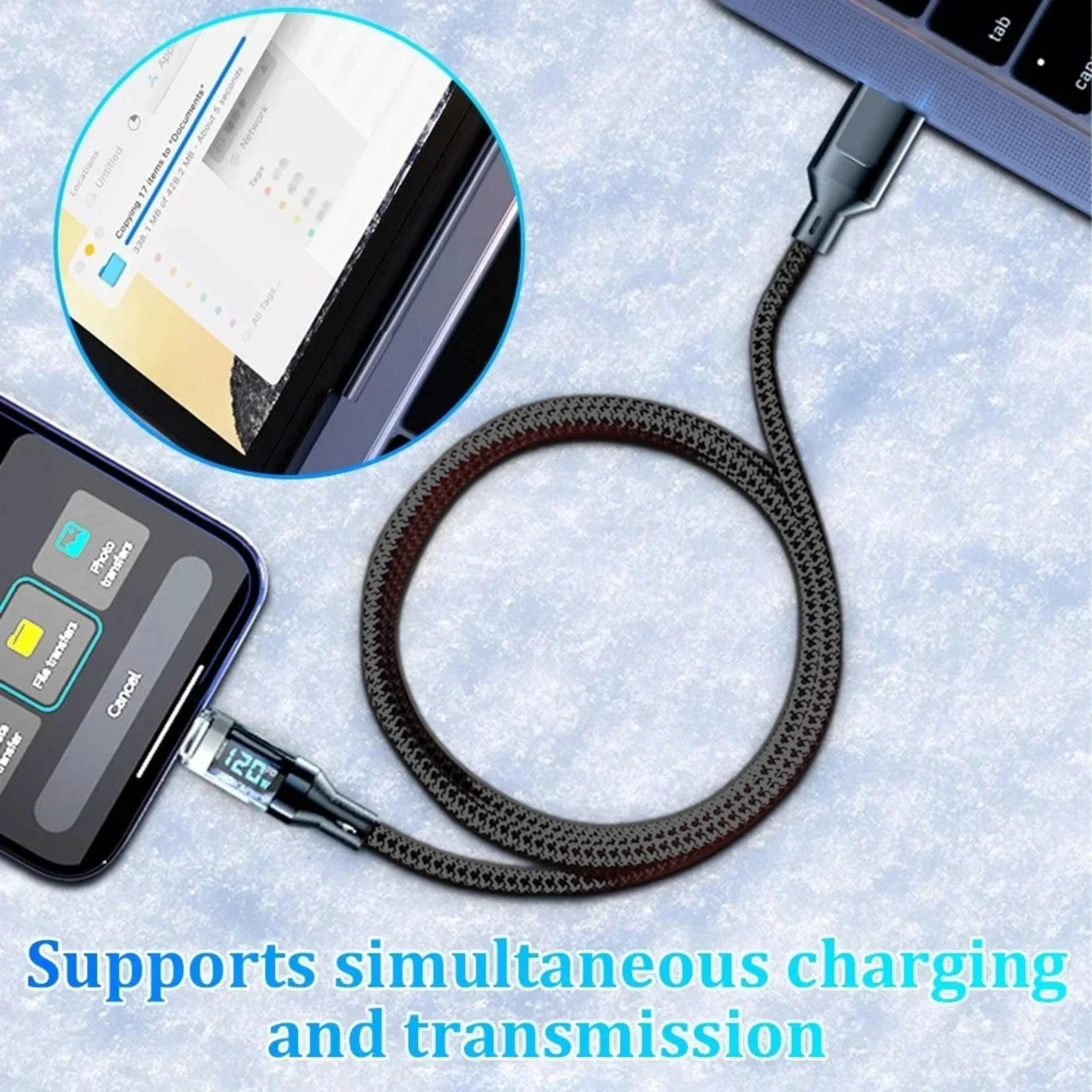 USB C Quick Charge Charger Cable Type C To Type C Data Cord High Speed Data Transfer Cable USB C Ca 4