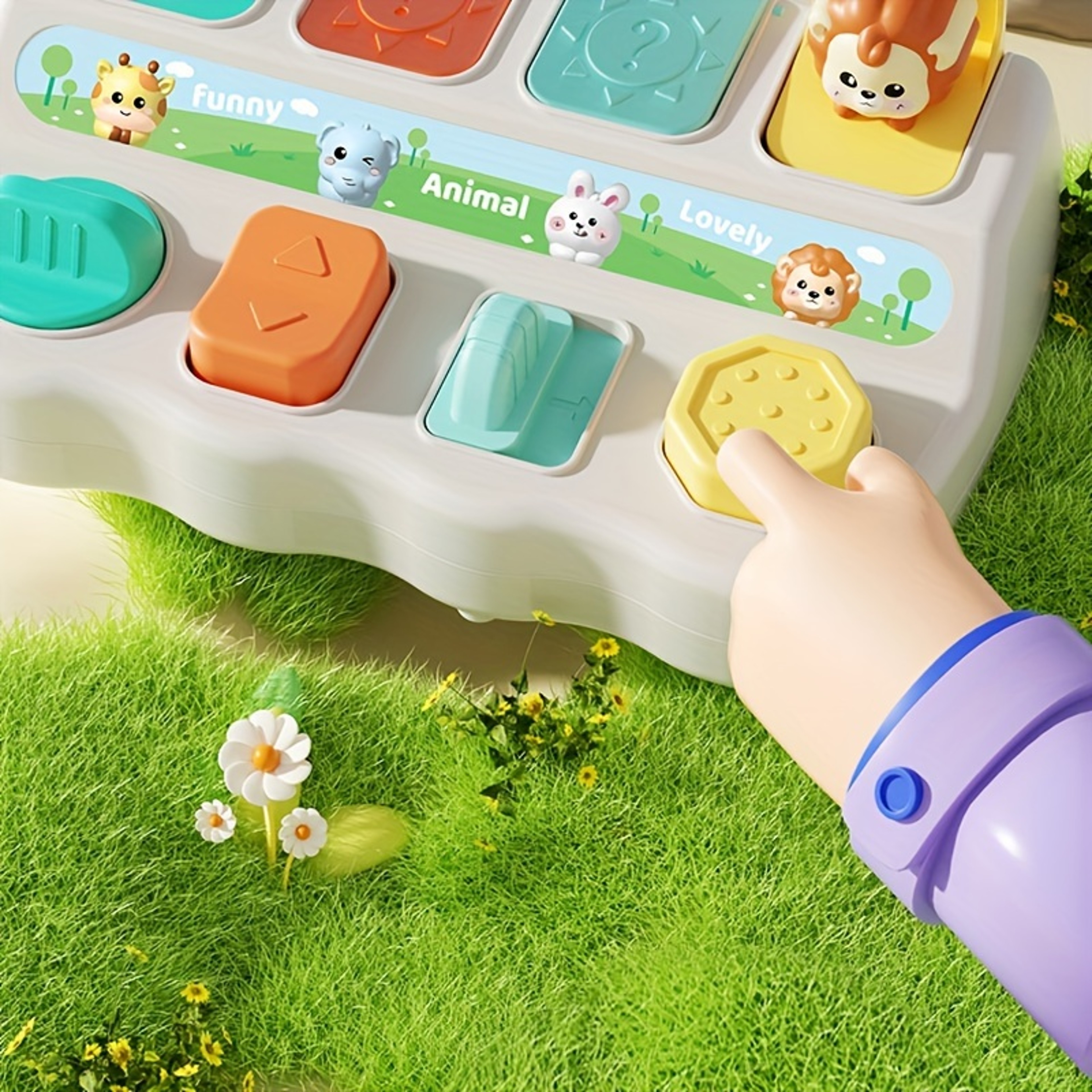 Montessori Pop Up Animal Toys And Learning Boxes Enhance Childs Logic And Motor Skills Ideal Birthd 4