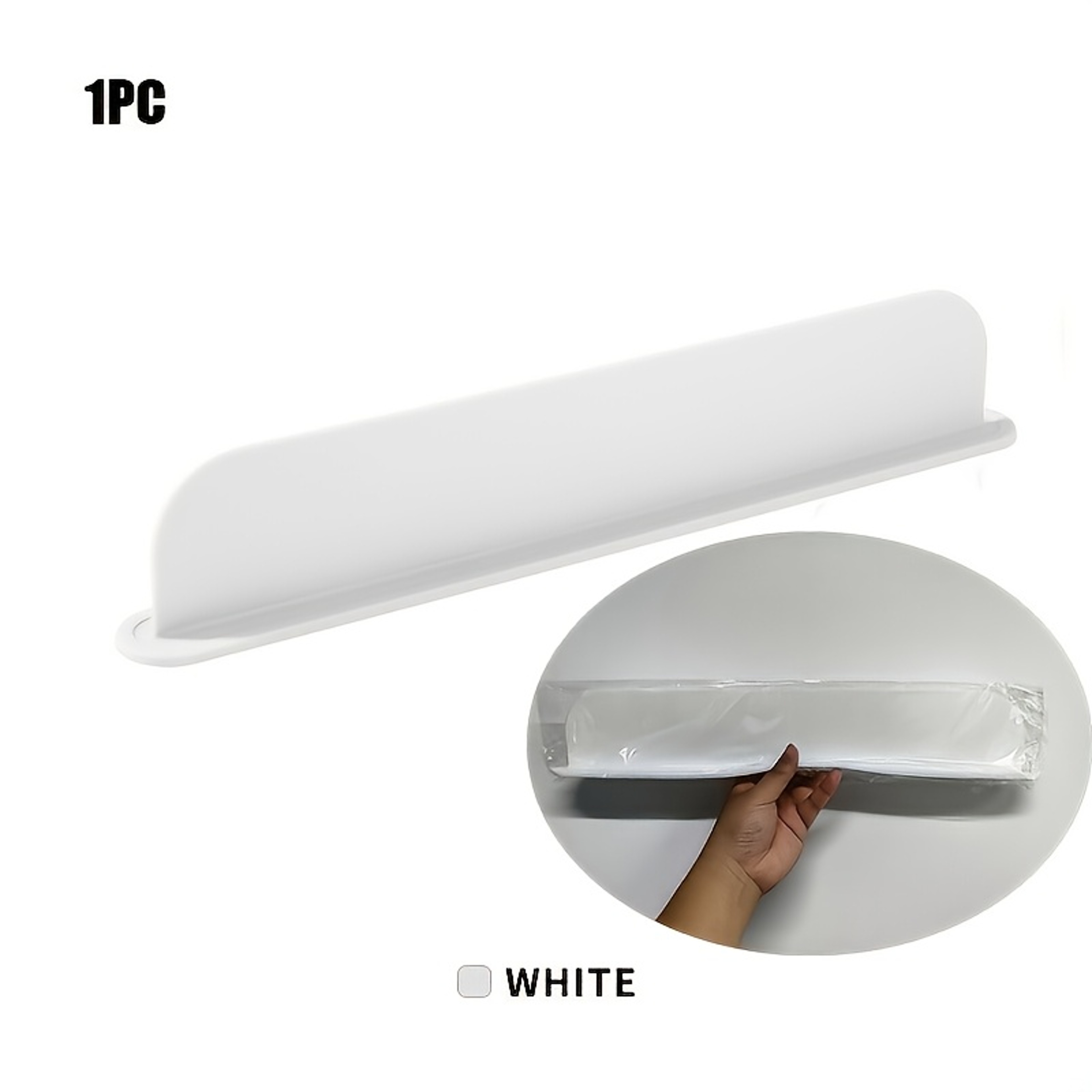 Water Barrier Silicone Sink Splash Guard With Suction Cups For Kitchen And Lab 5