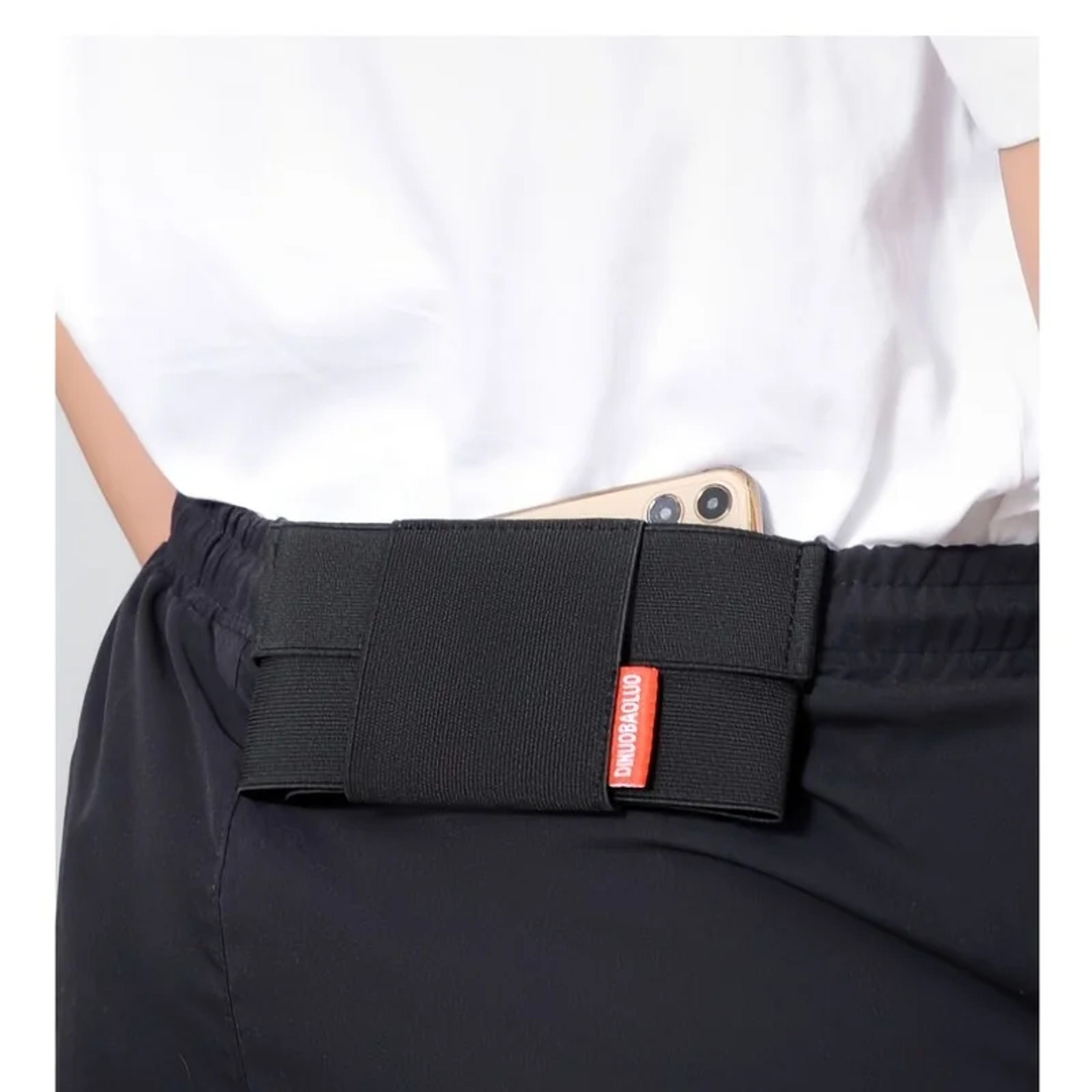 Mens And Womens Portable Sports Waist Bag Elastic Mobile Phone Waist Bag For Outdoor Work 2