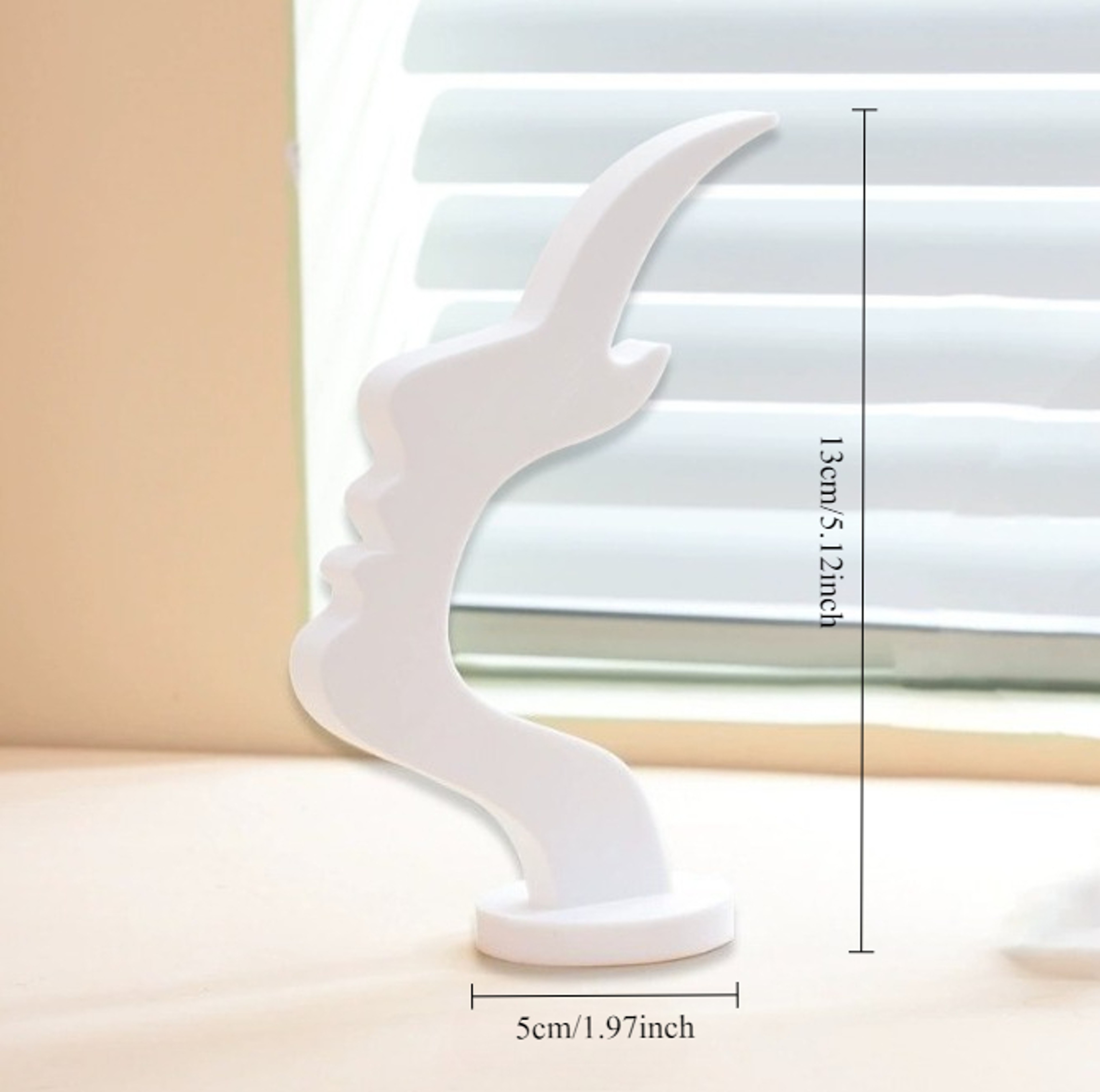 Minimalist Curved Eyeglass Holder Stand Practical Storage Solution To Elevate Desk Or Nightstand De 2