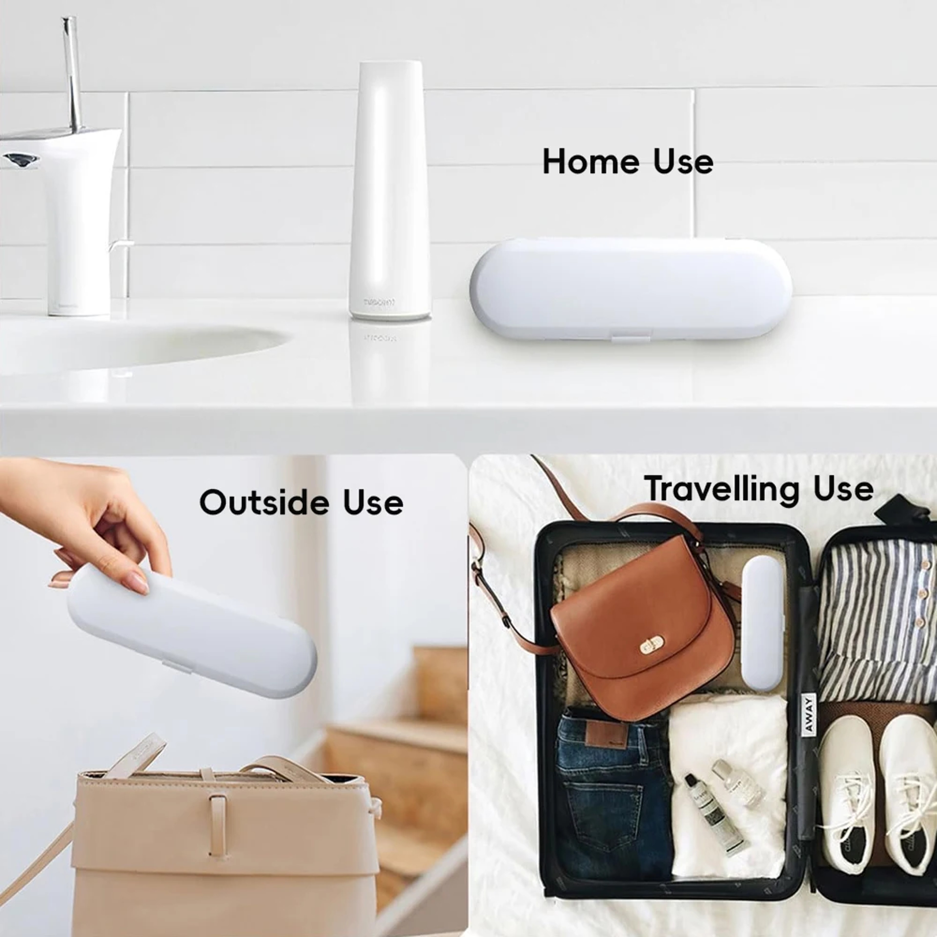 Portable Electric Toothbrush Travel Case For Oral B IO And Philips Sonicare Travel Box 2