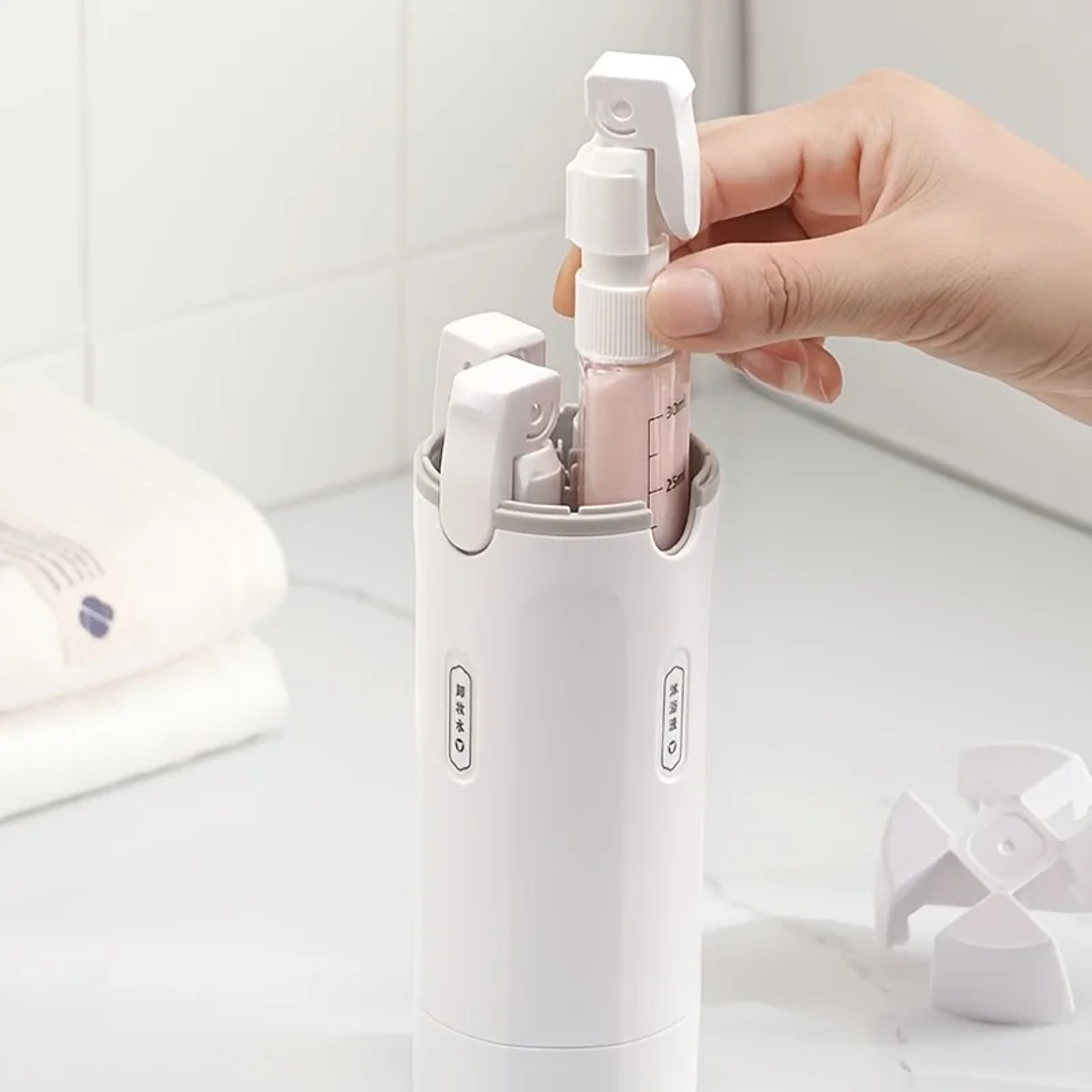 Travel Dispenser Bottle Emulsion Dispenser Bottle Minimalist Toiletry Container 0
