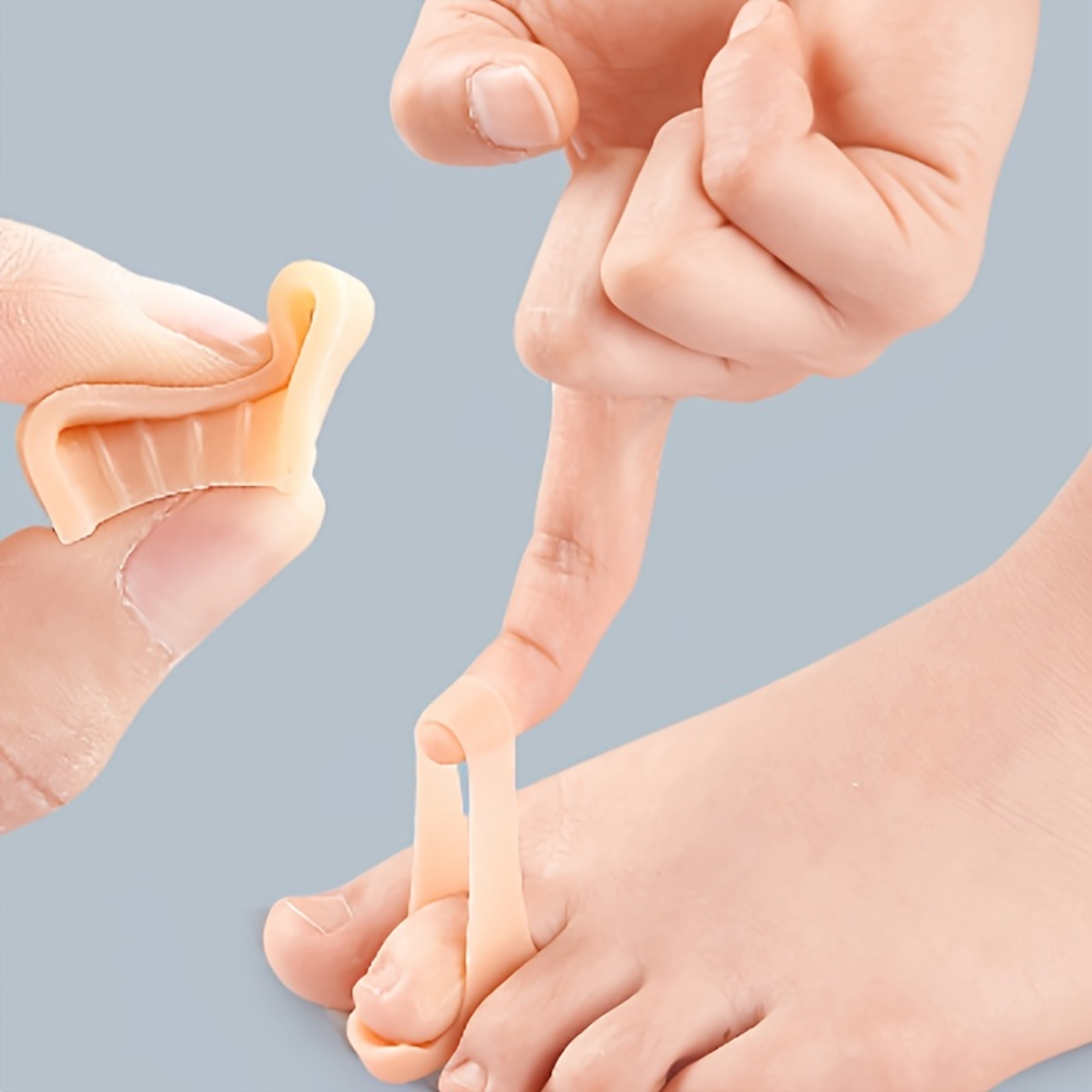 Hammer Shaped Toes Set Toe Tips And Toe Pads For Claw Toe Support 2