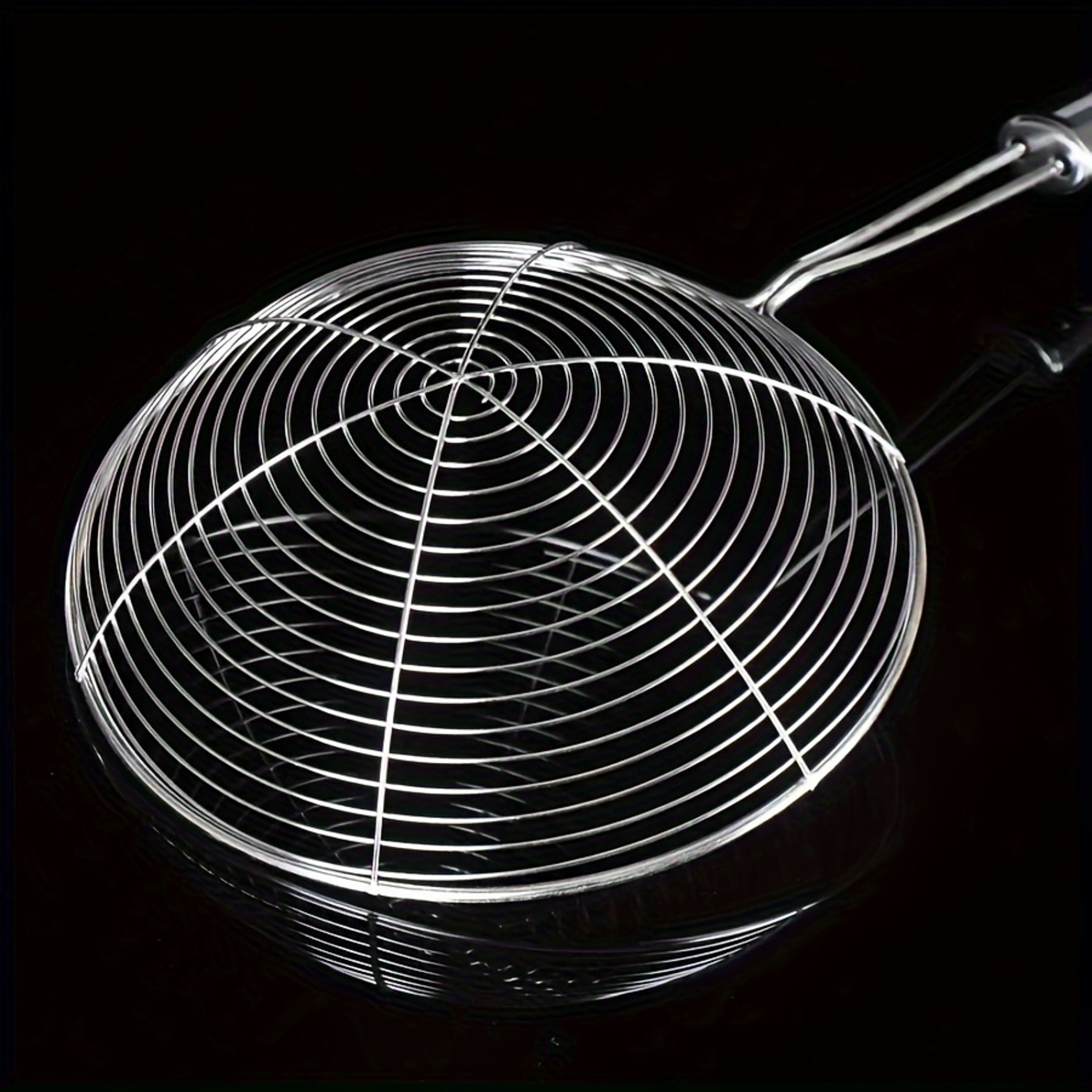 Stainless Steel Strainer Ladle With Handle Durable Wire Skimmer Spoon For Cooking Frying Kitchen Us 1