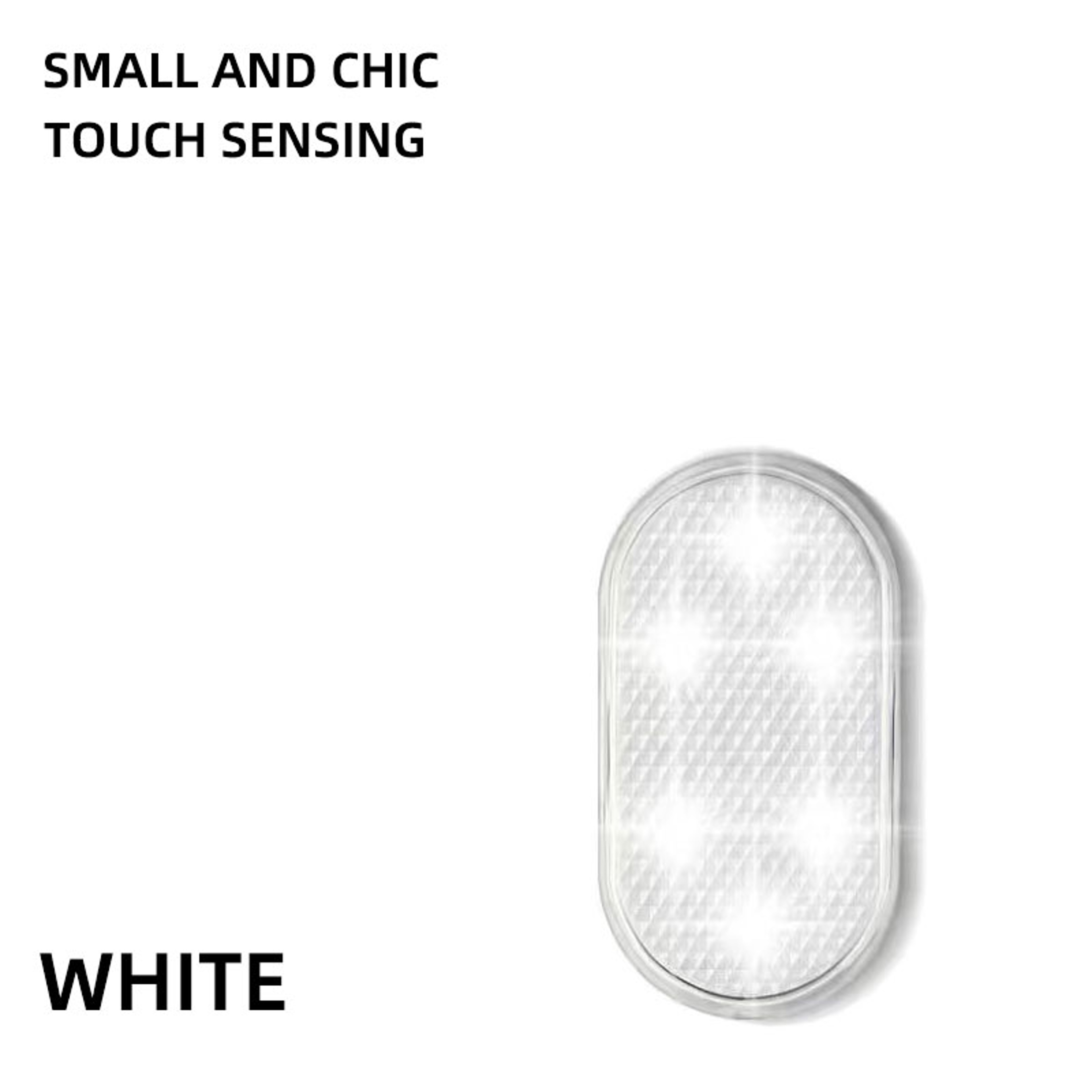 Mini LED Touch Light Wireless Car Interior Lamp Auto Roof Ceiling Reading Light For Trunk USB Charg
