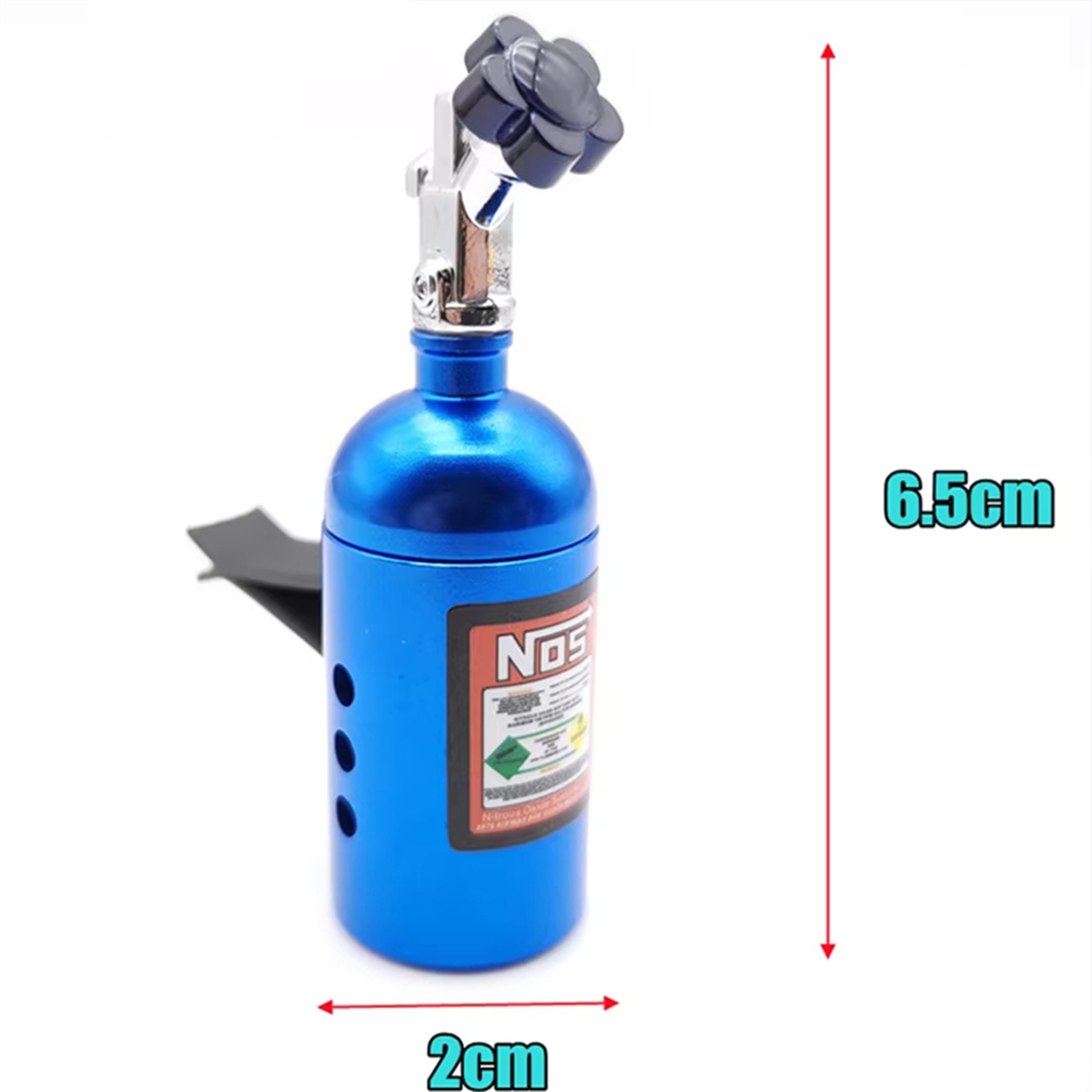 Blue Billet Aluminium Turbo Car Air Freshener Car Vent Perfume Scent Fragrance Refill Freshener Orn 4