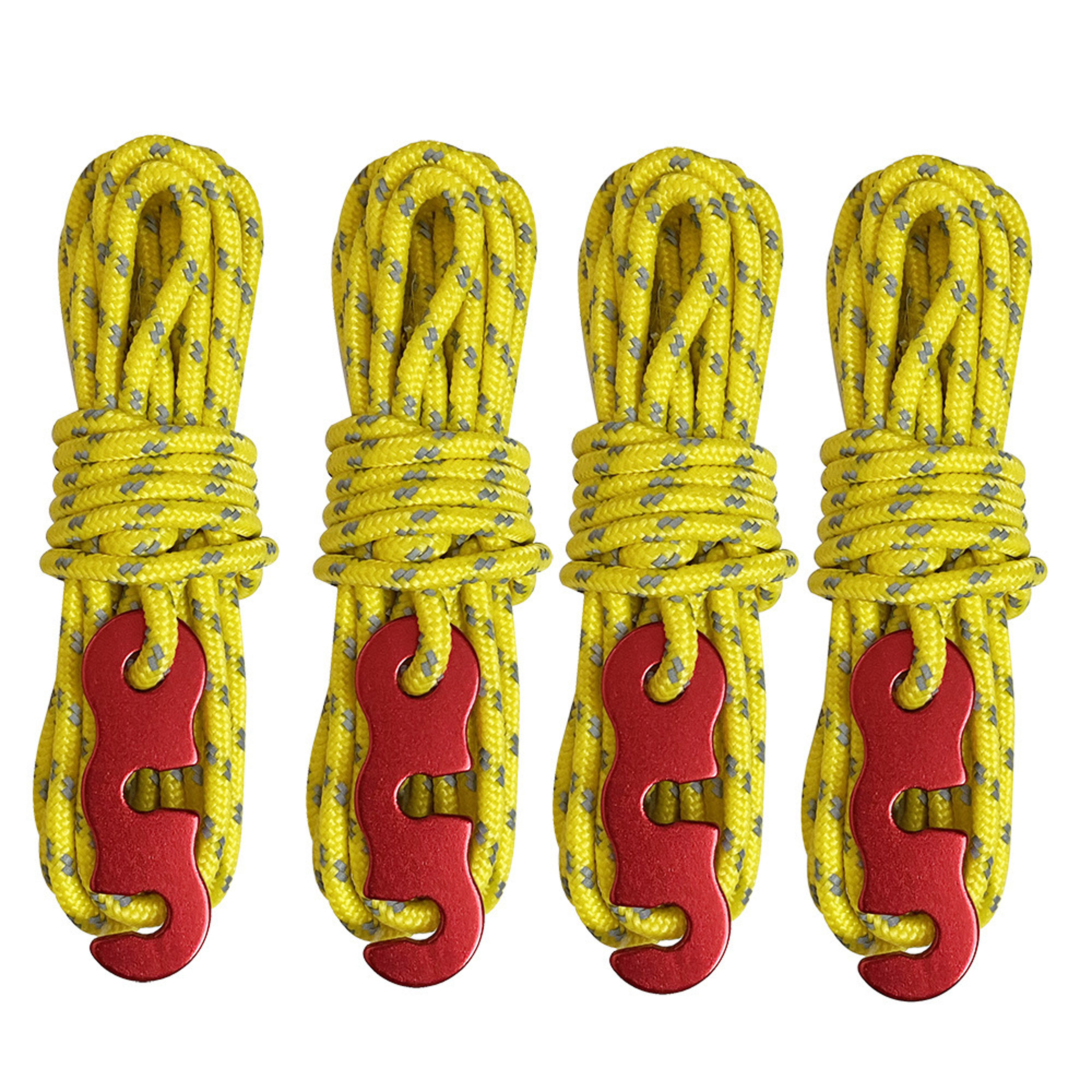 Reflective Canopy Ropes Reinforced Windproof Tent Ropes With Buckles For Outdoor Safety Camping 3