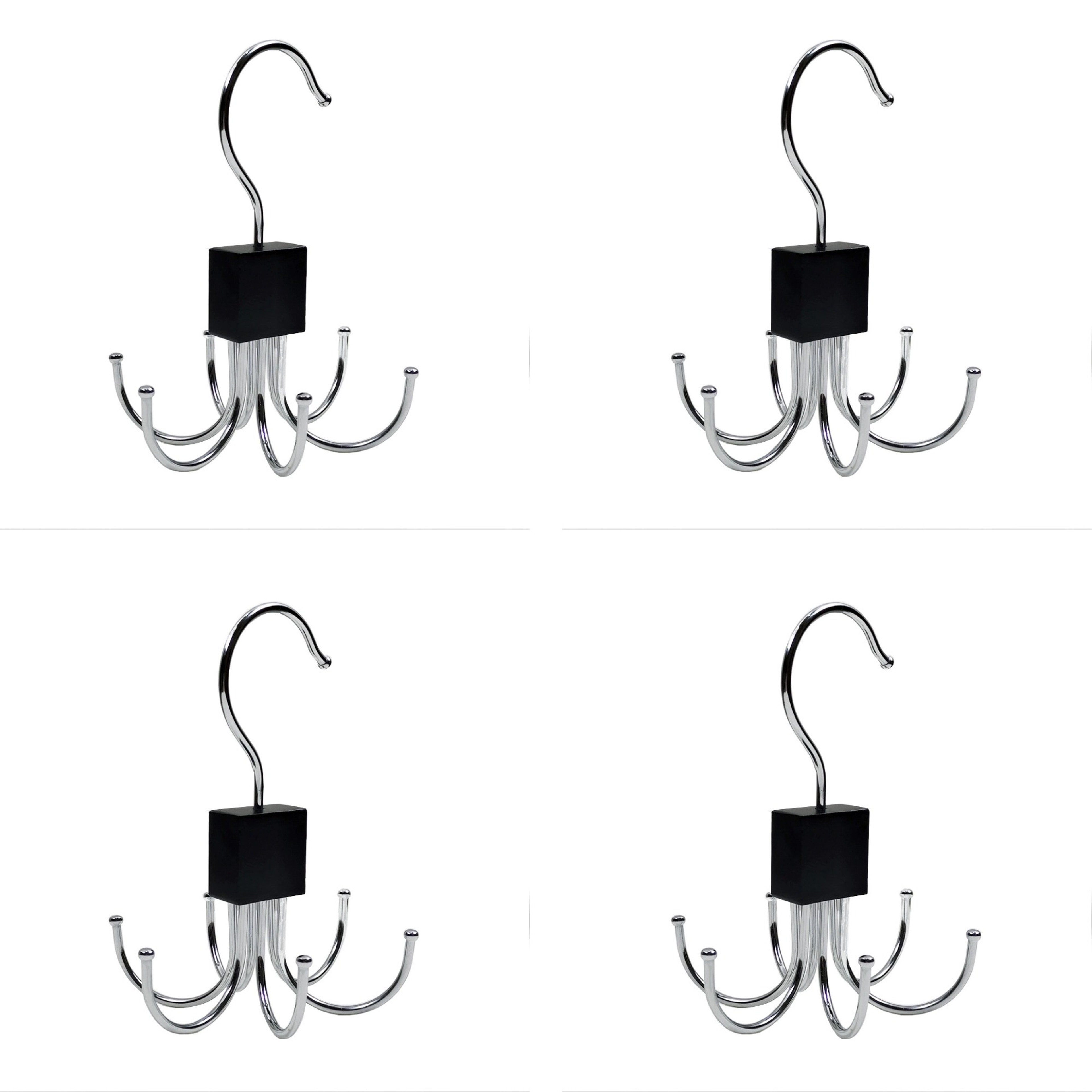 Multi Claw Bag Storage Hook Multifunctional Tie Metal Storage For Scarves Belts Home Organization 6