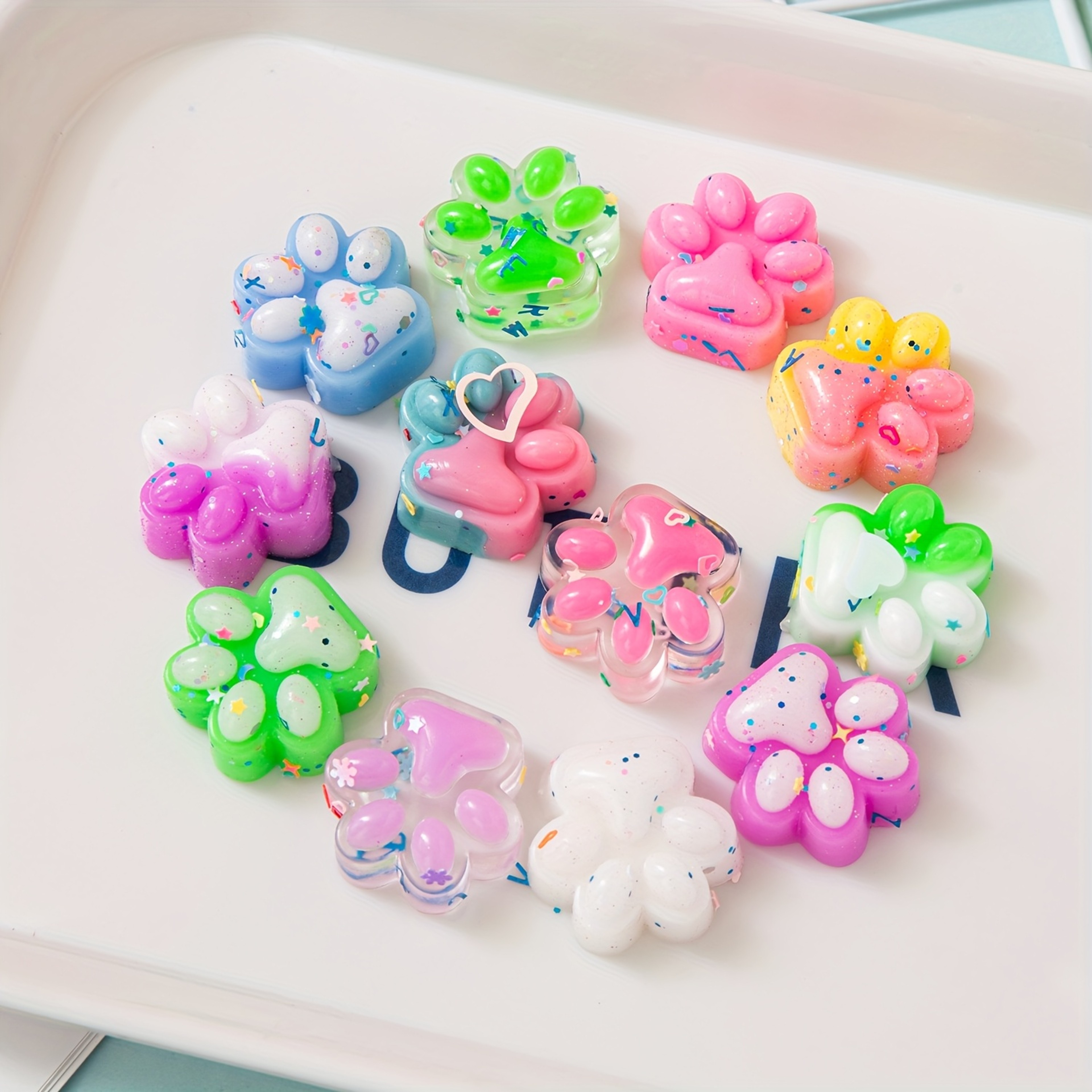 Colorful Mini Cute Cat Claw Plush Pinch Fun Halloween Christmas Party Fillers Decorative Fun Gift S 1