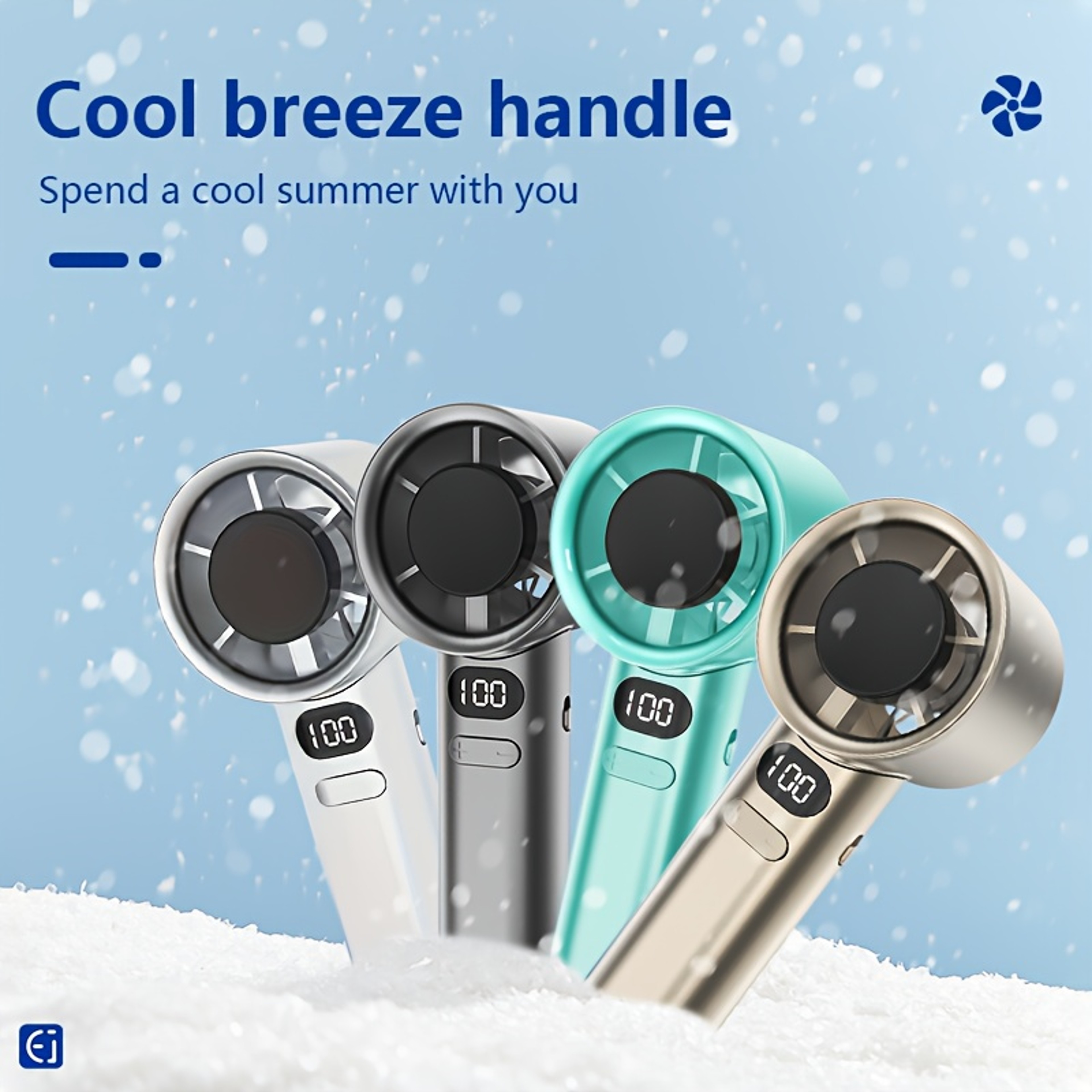 Powerful USB Charging Handheld Mini Fan With Speed For Hot Summers And Travel 0