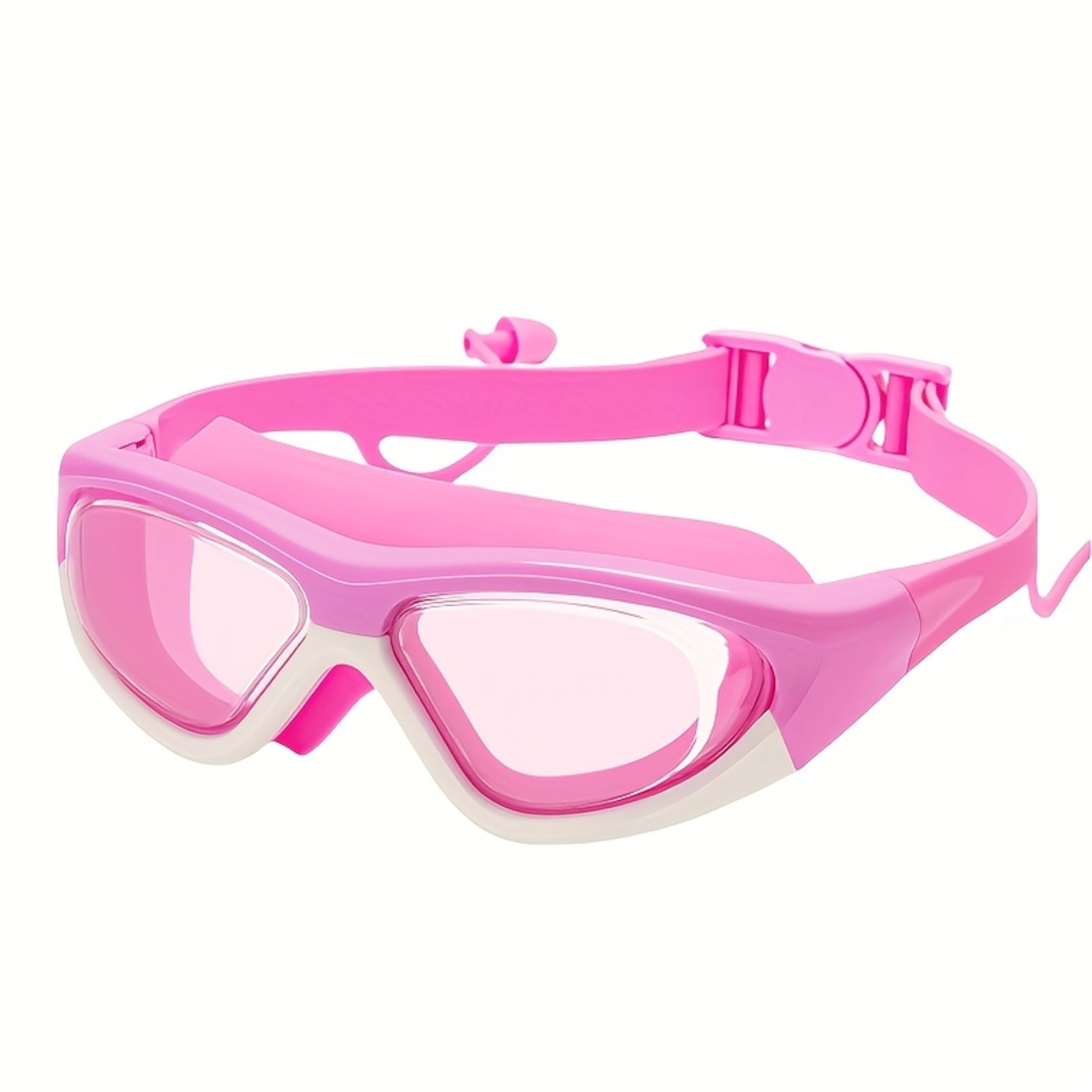 Waterproof Youth Swimming Goggles With Earplugs Anti Fog Silicone Seal For Pool And Beach Use 3