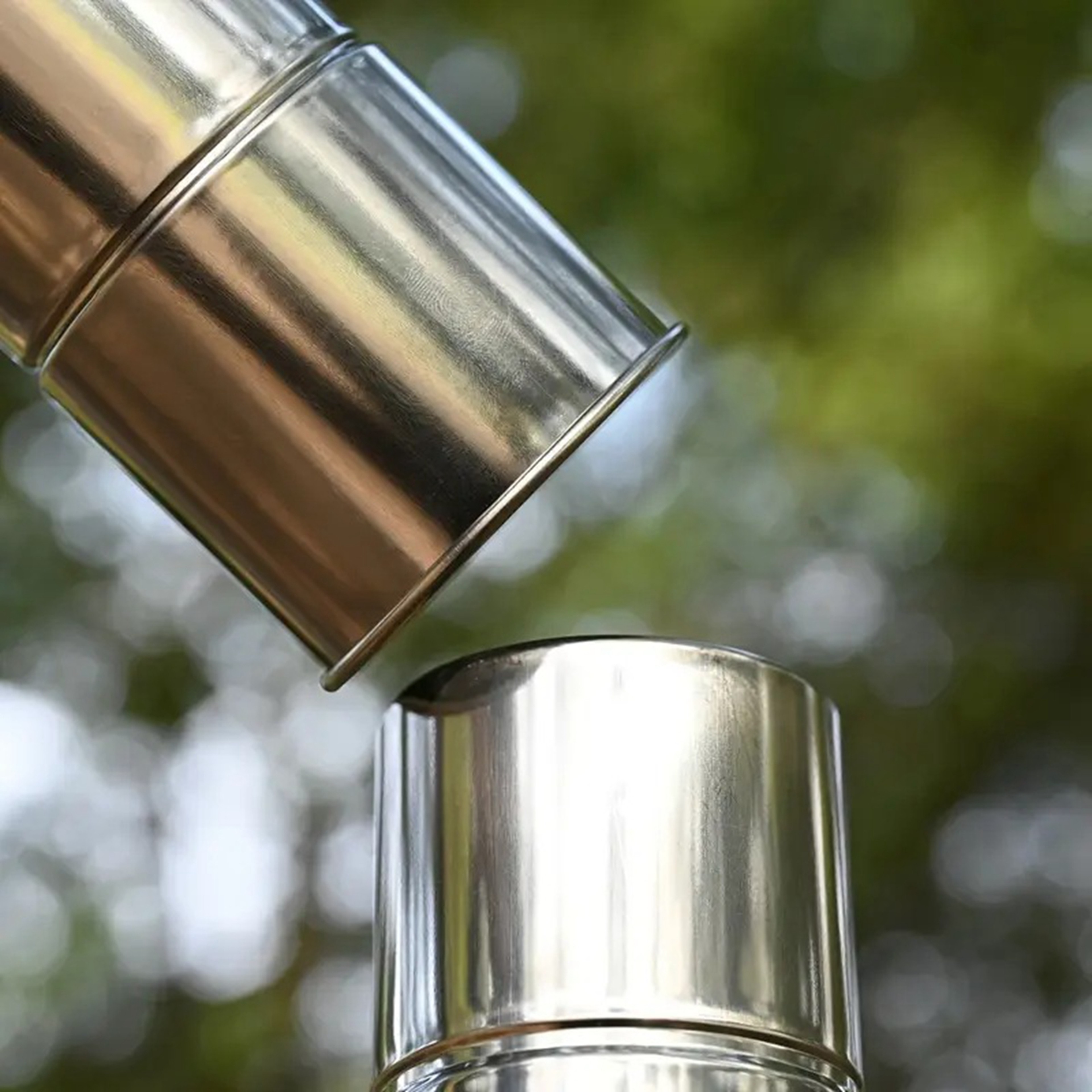 Straight Stove Pipe Stainless Steel Flue Chimney Extension Chimney Tube Set For Fireplaces Wood Sto 2