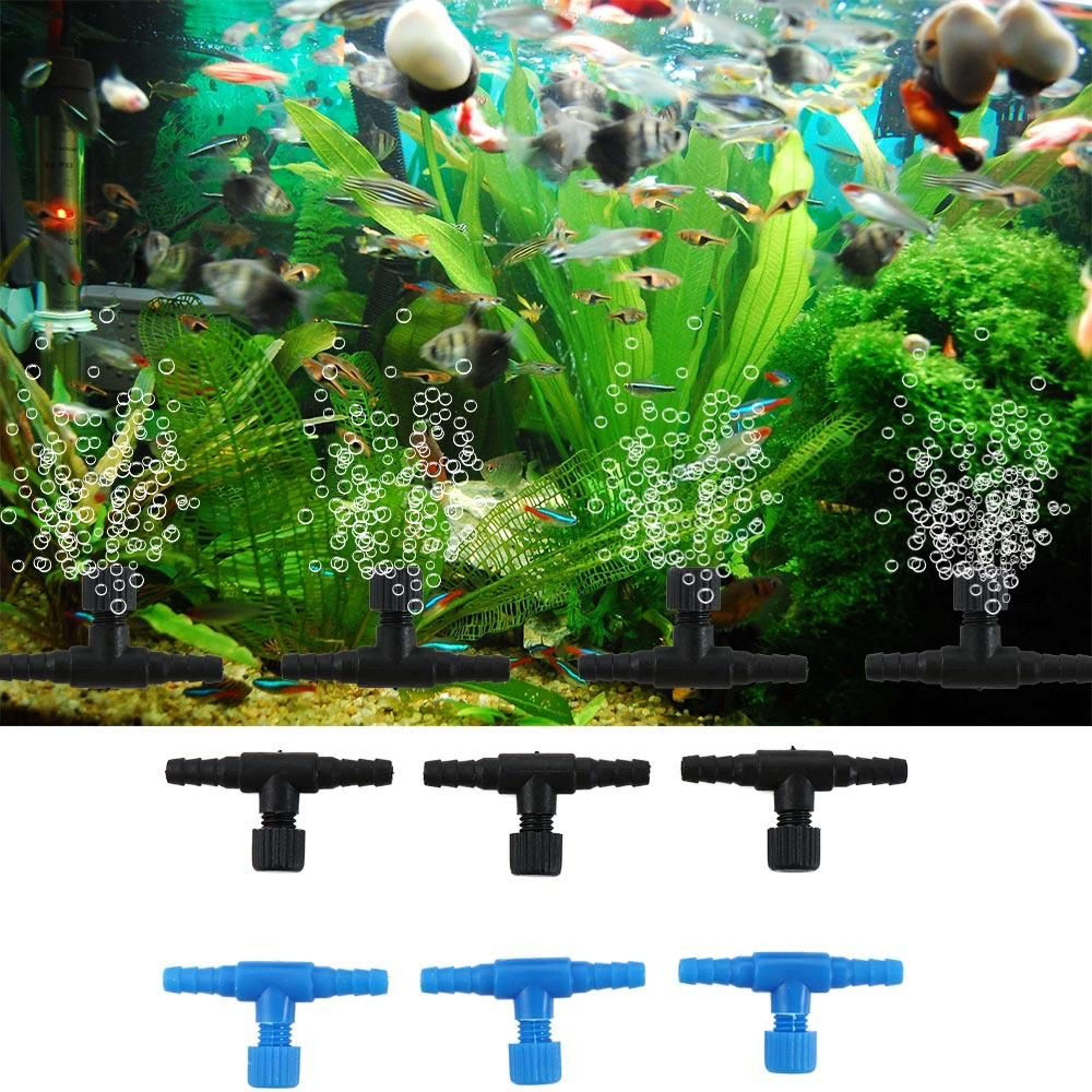 Adjustable Flow Control Regulator Valve For Fish Tank Airline Tubing 1
