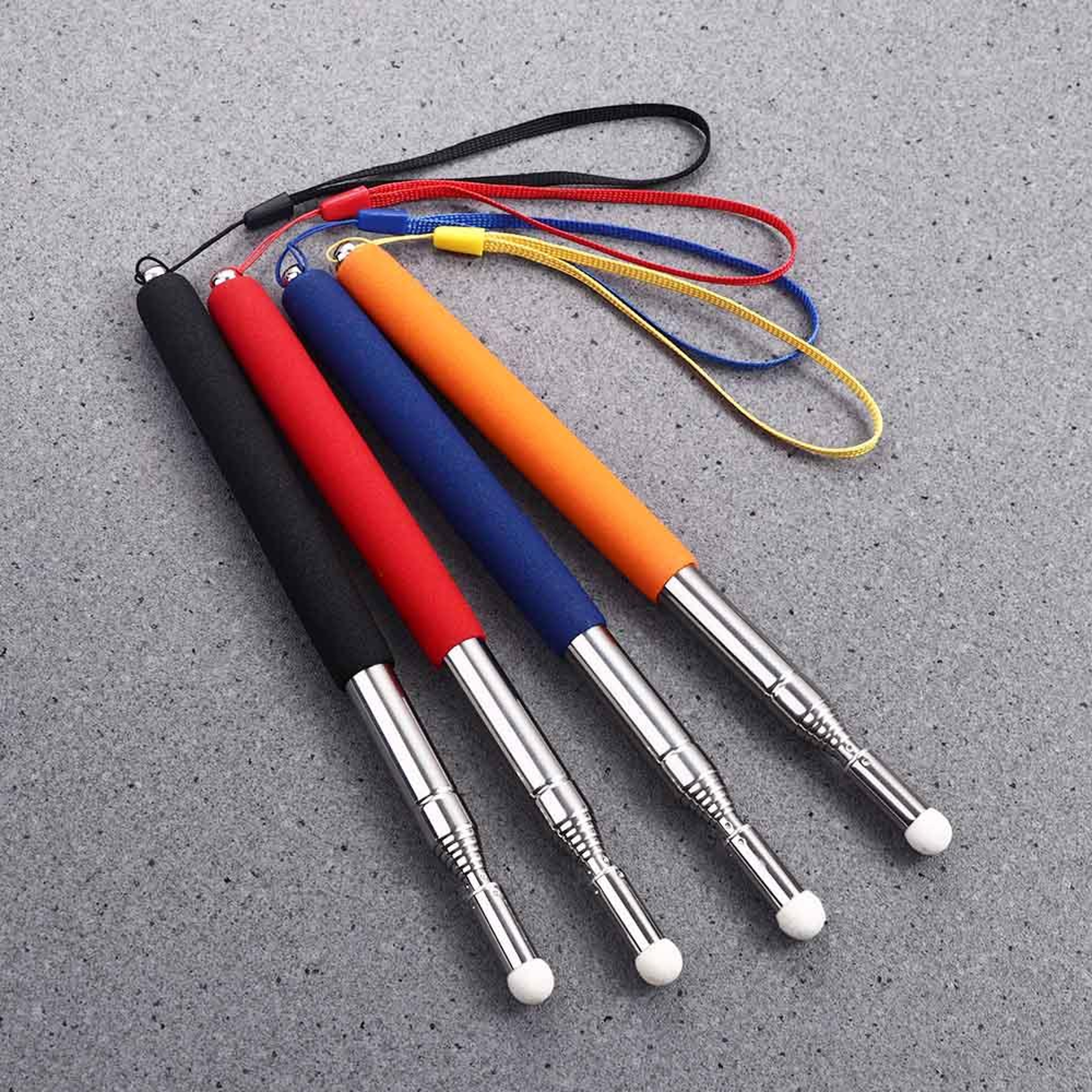 Retractable Classroom Pointer Pen Stainless Steel Extendable Hand Presenter Tool 2