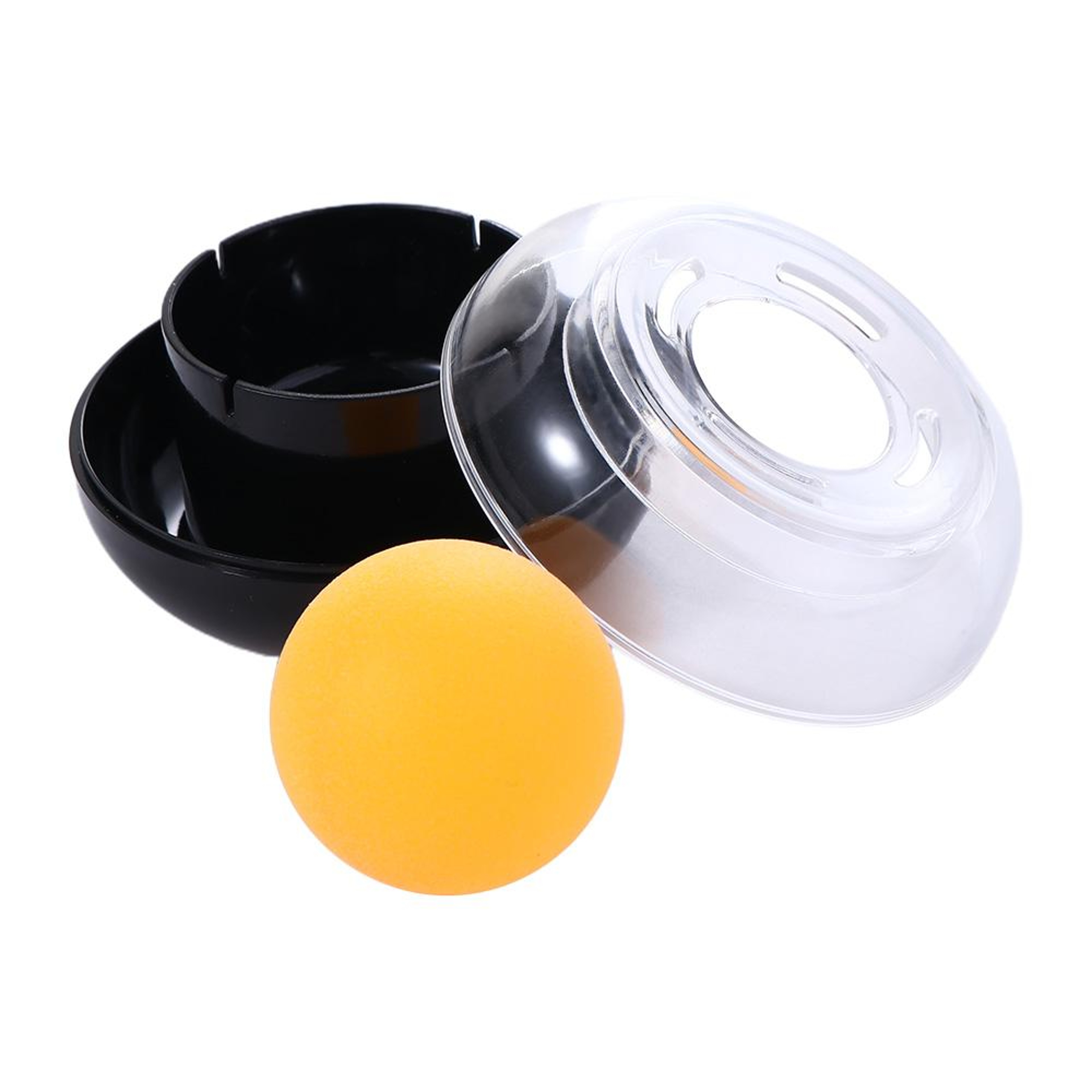Sponge Finger Wet Tool Plastic Round Case For Casher Counting Money – view 3