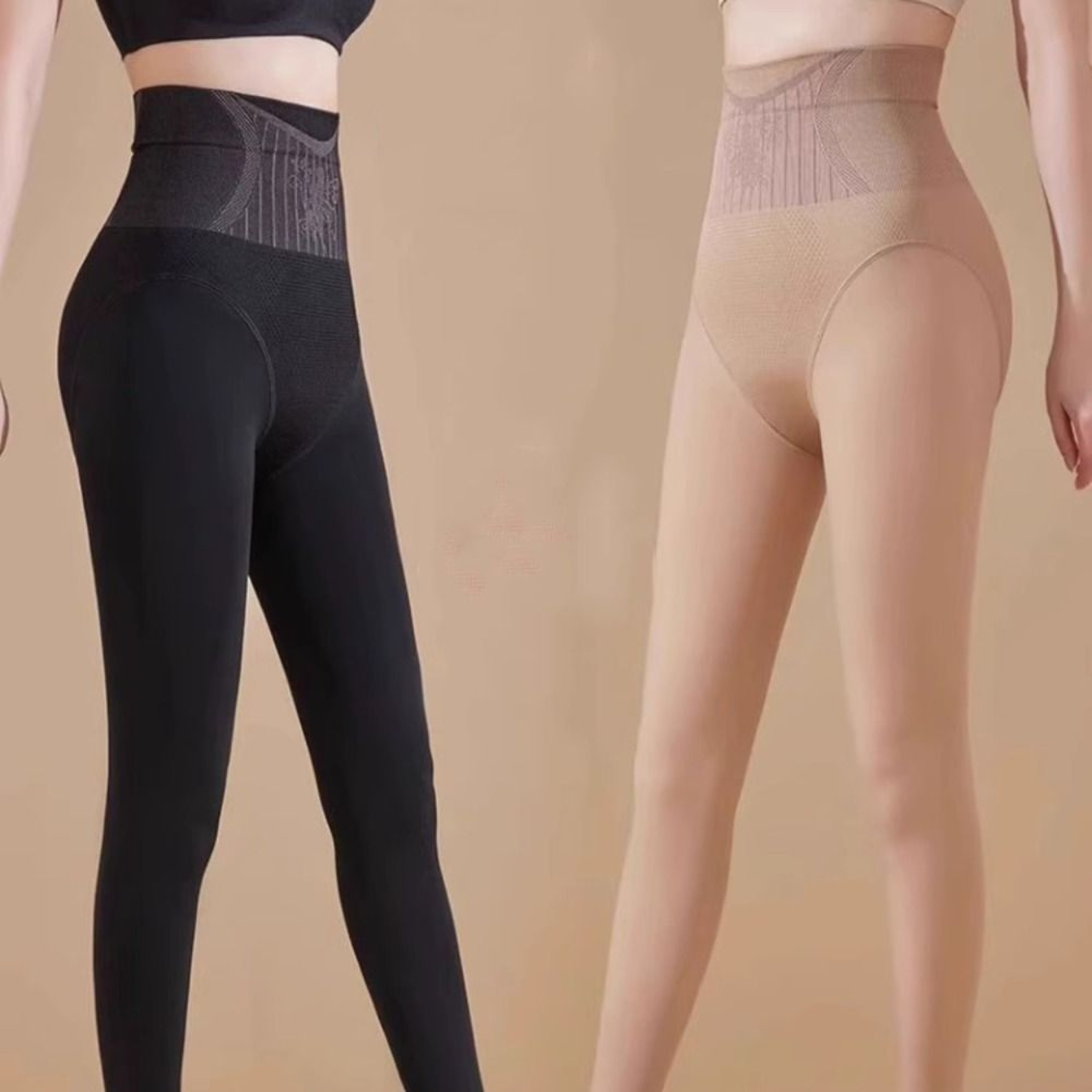 Nude Color Pantyhose Dress Thin Tights Women Realistic Bottoming Pants High Waist Abdominal Bare Le 5