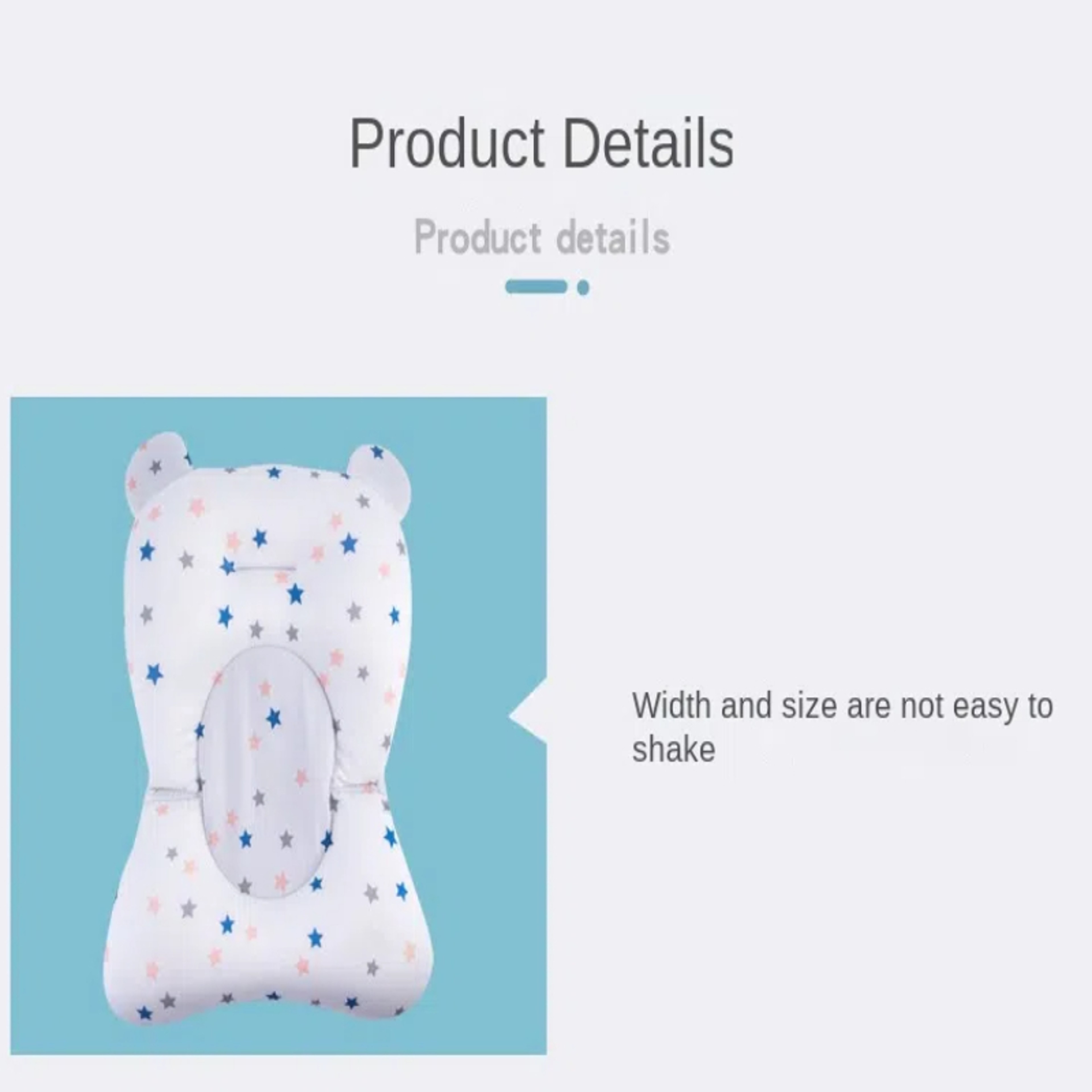 Foldable Baby Bath Seat Mat Anti-Slip Infant Cushion Newborn Bath Tub Pad Soft Comfort Support Chair Bathtub Pillow – view 6
