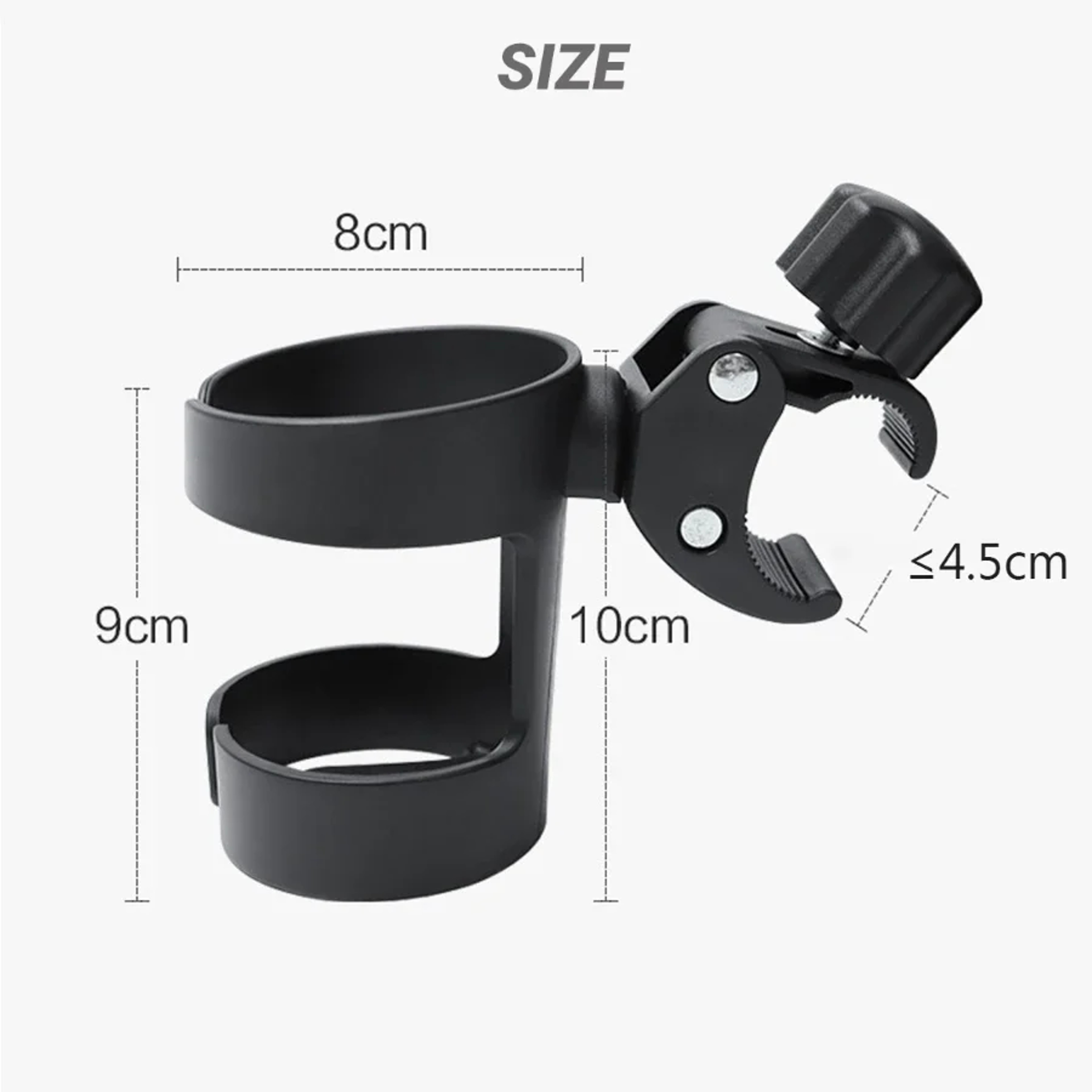 Universal Baby Stroller Cup Holder Infant Feeding Bottle Beverage Cup Holder Bicycle Rack Stroller  3