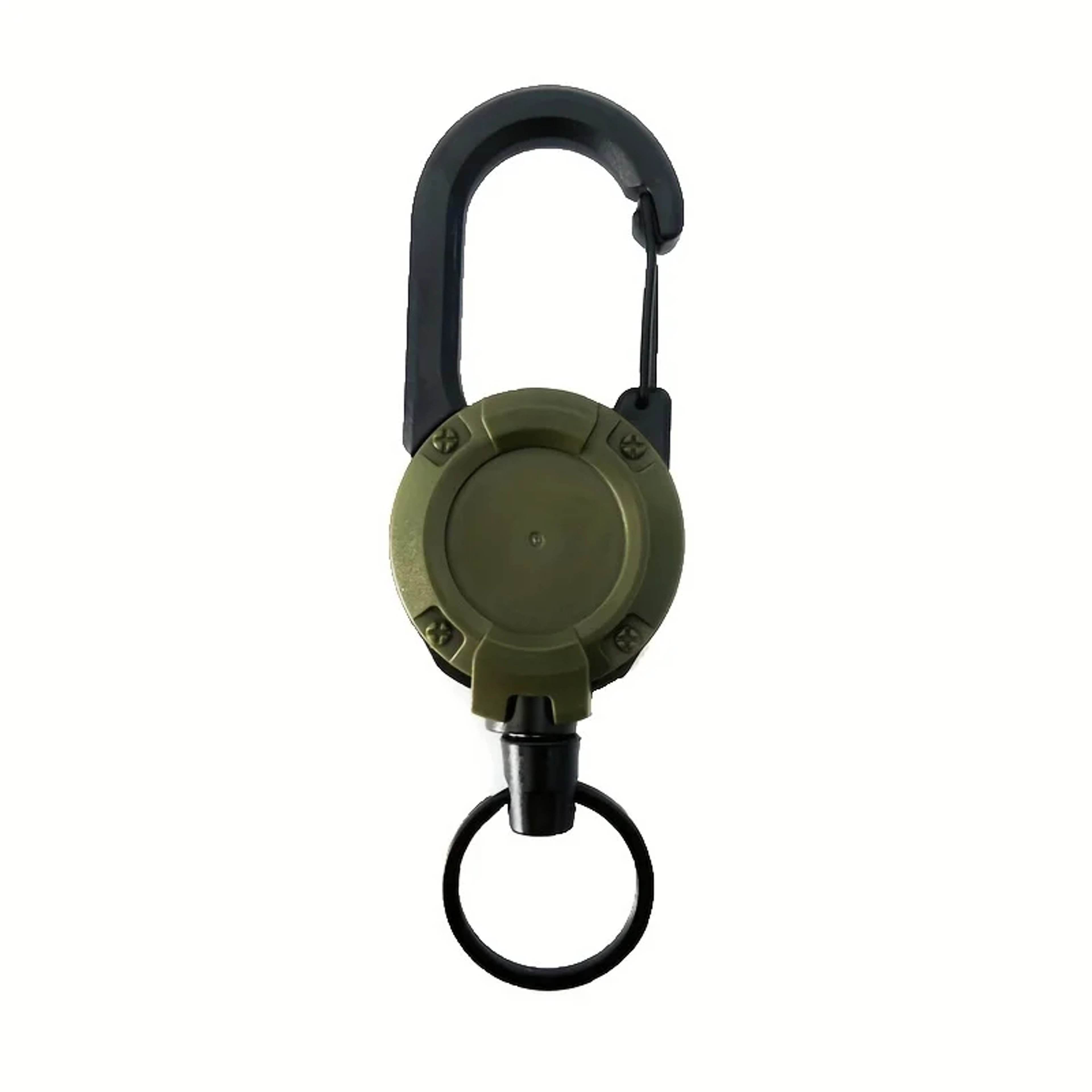 Heavy Duty Extendable Keychain Badge Reel With Retractable Holder And Carabiner For Outdoor Bags 0
