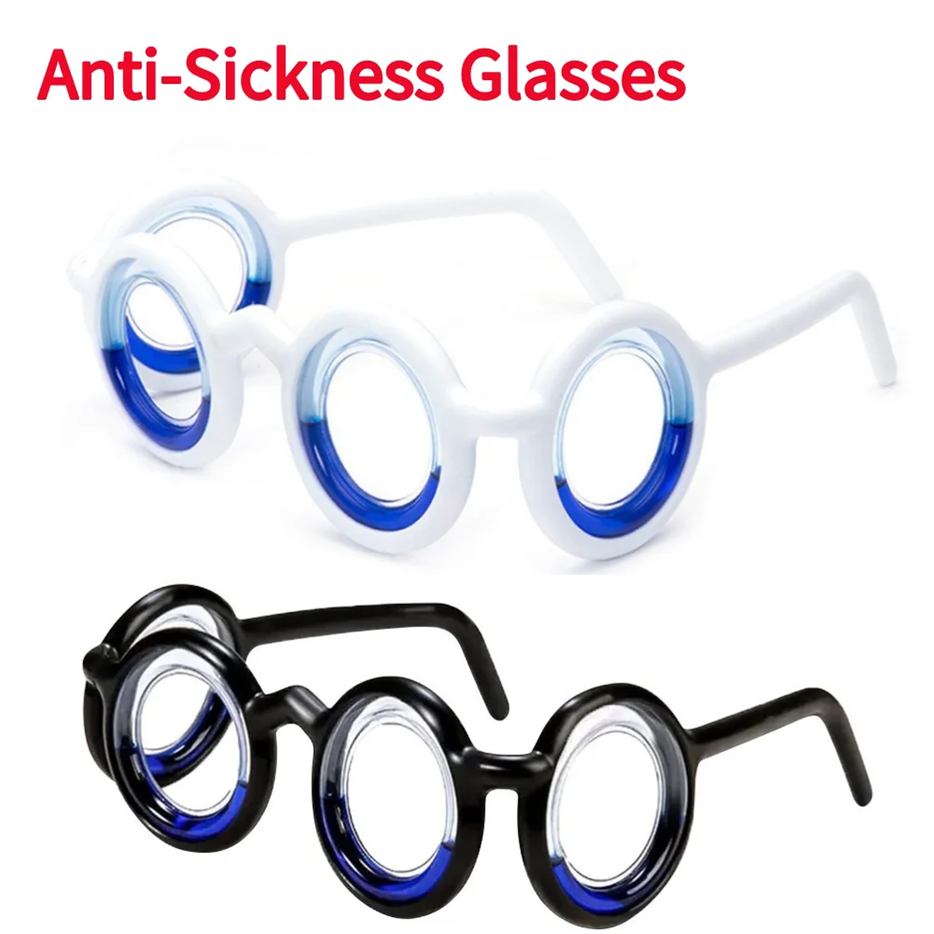 Detachable Anti Vertigo Glasses Without Lens For Motion Sickness Lightweight Glasses For Outdoor Tr 0