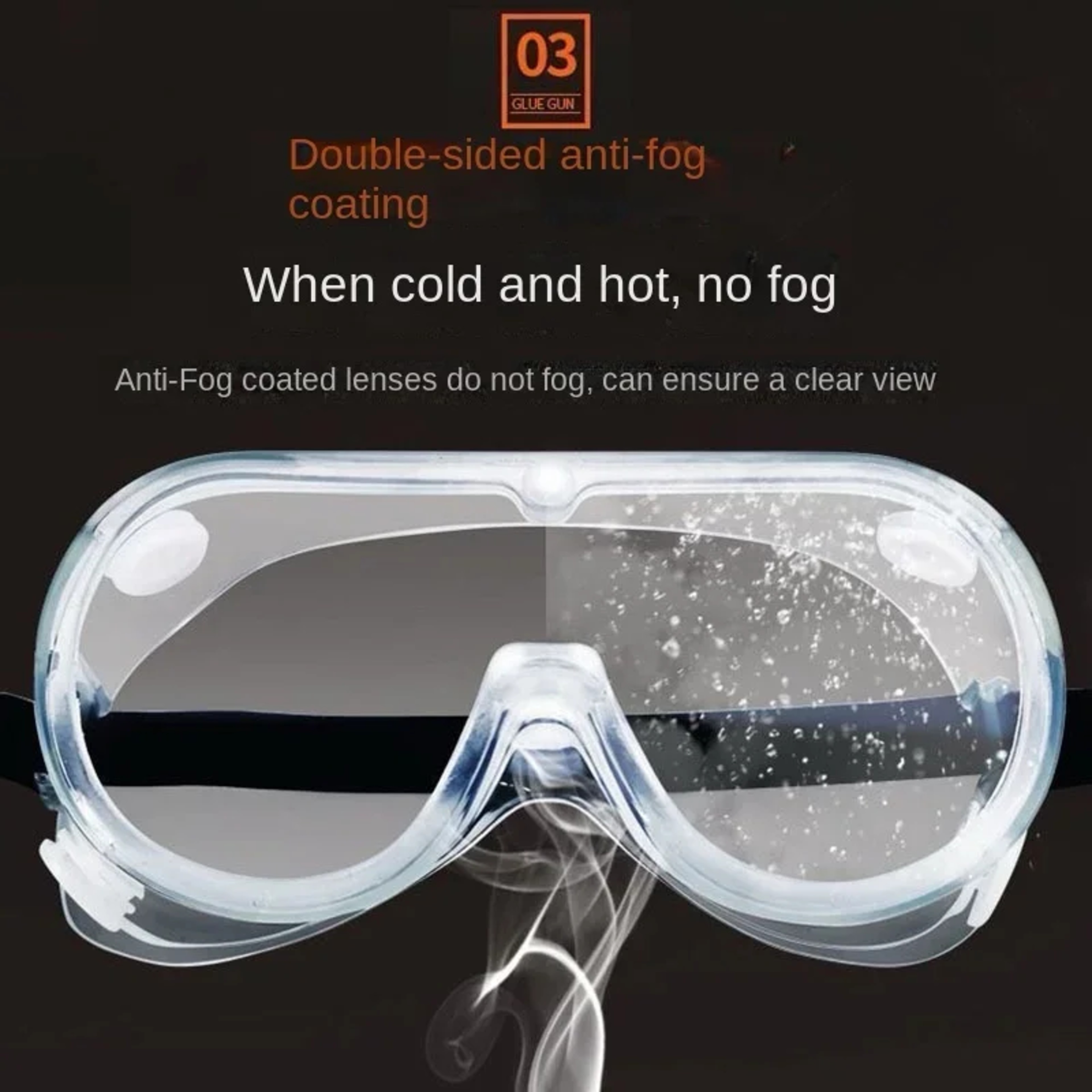 Waterproof Work Safety Goggles Windproof Dustproof Anti Fog Protective Glasses For Laboratory Work  3