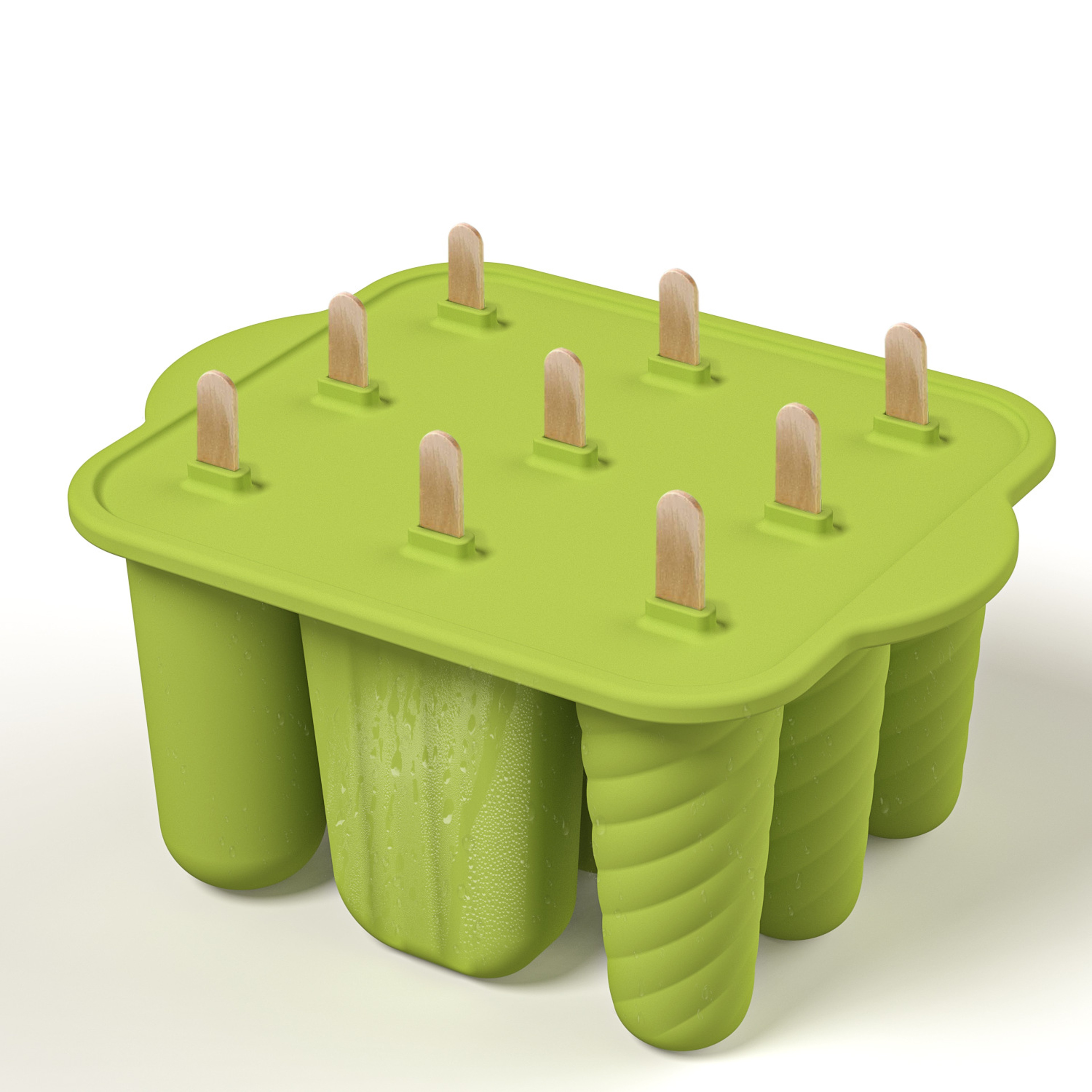 Silicone Popsicle Molds Popsicle Trays For Freezer Homemade Ice Cream Popsicle Molds With Sticks 6