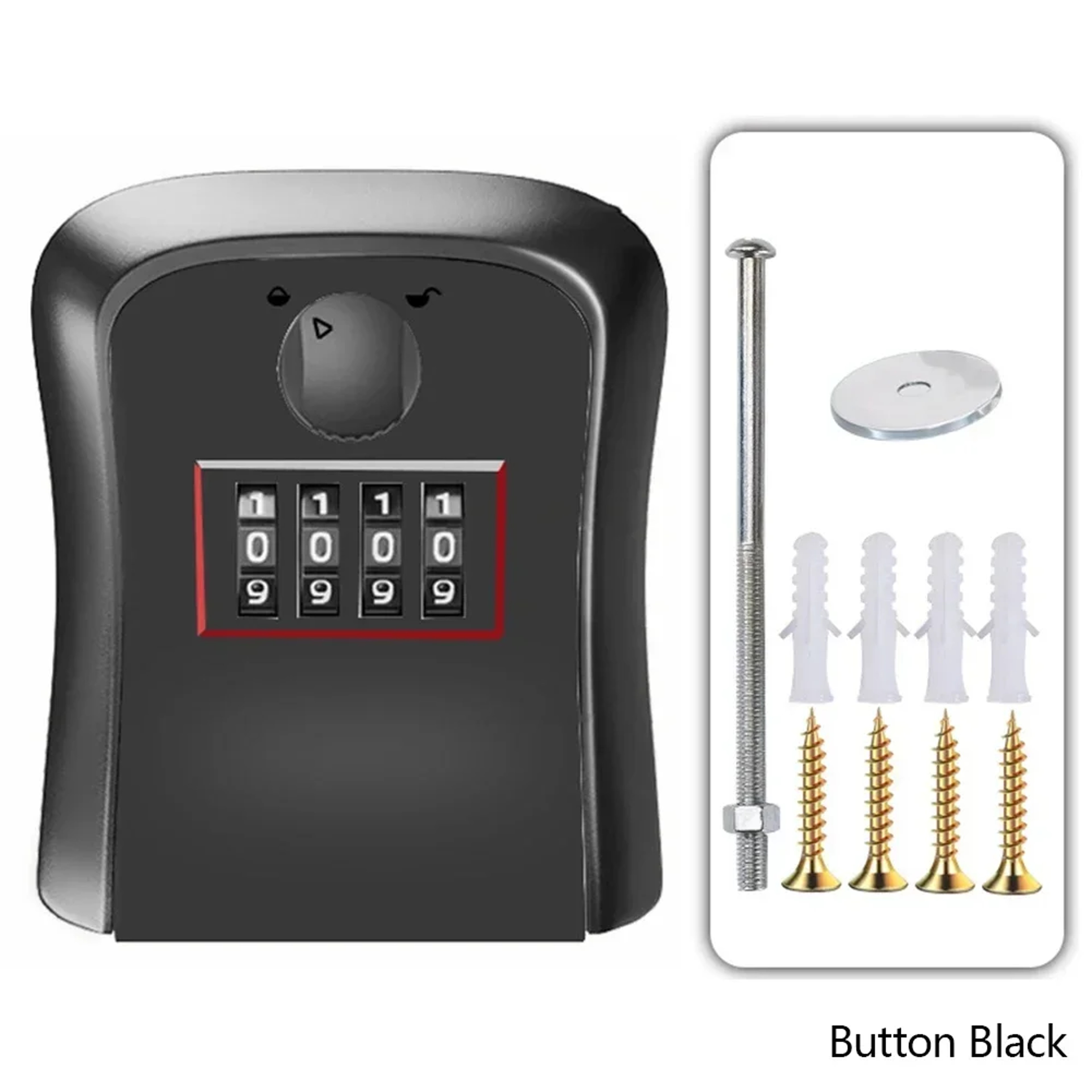 Wall Mounted Password Key Box Secure Durable Anti Theft Home Storage Management 11