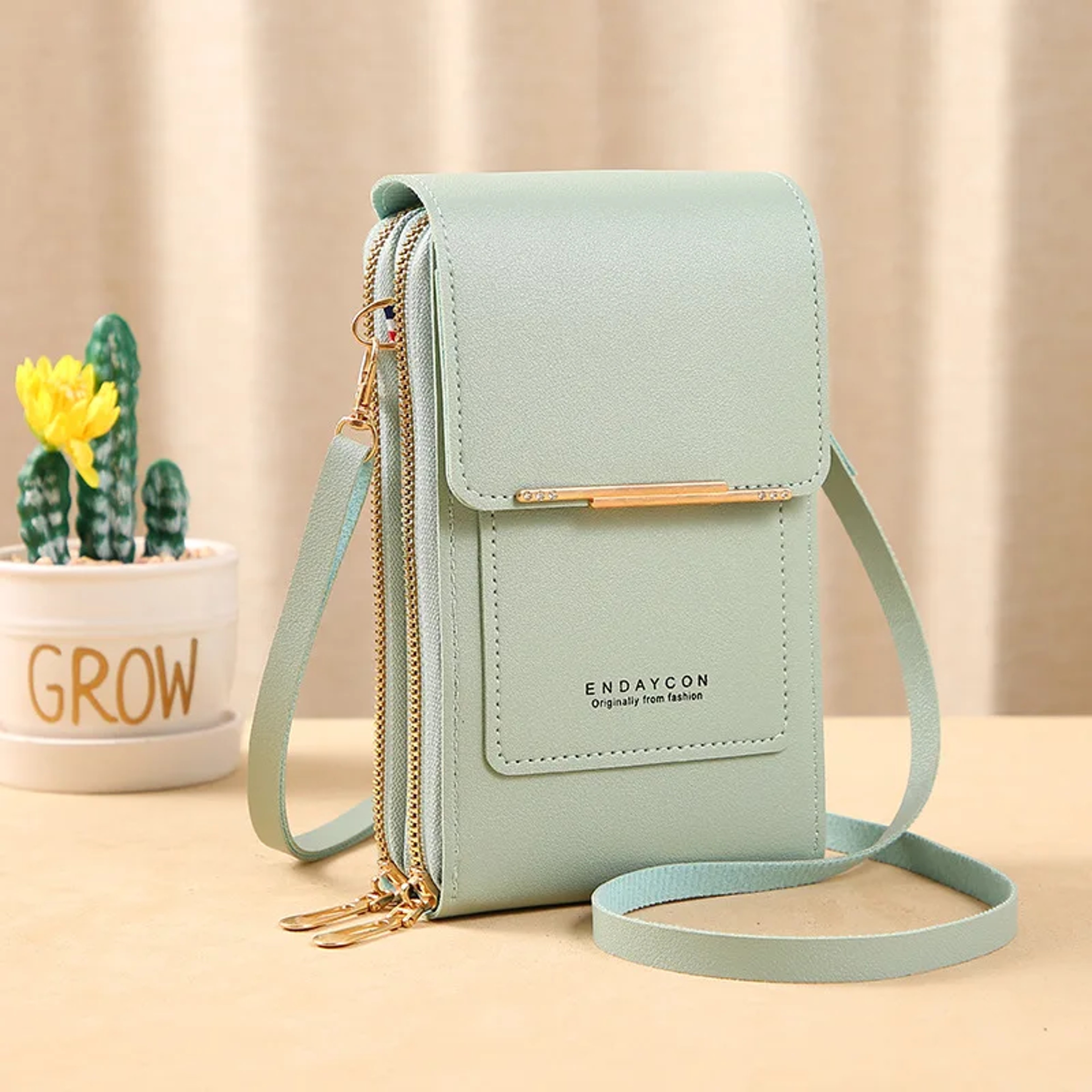Luxury Women Shoulder Bags Crossbody Purse With Soft Leather Strap Touch Screen Cell Phone Wallet 6