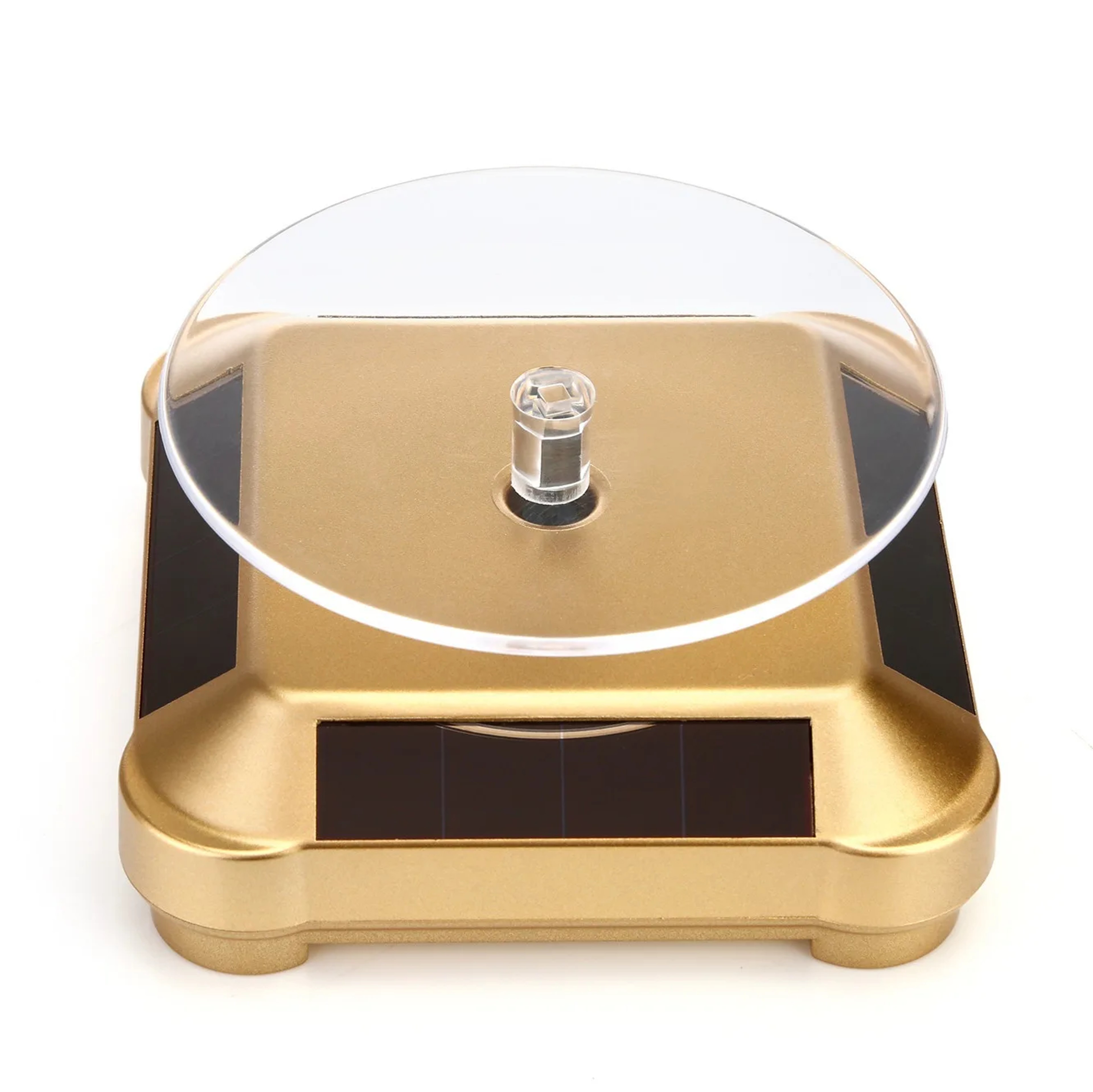Automatic Rotating Turntable Solar Showcase Jewelry Organizer Jade Ware Watch Necklace Bracelet Pho 6