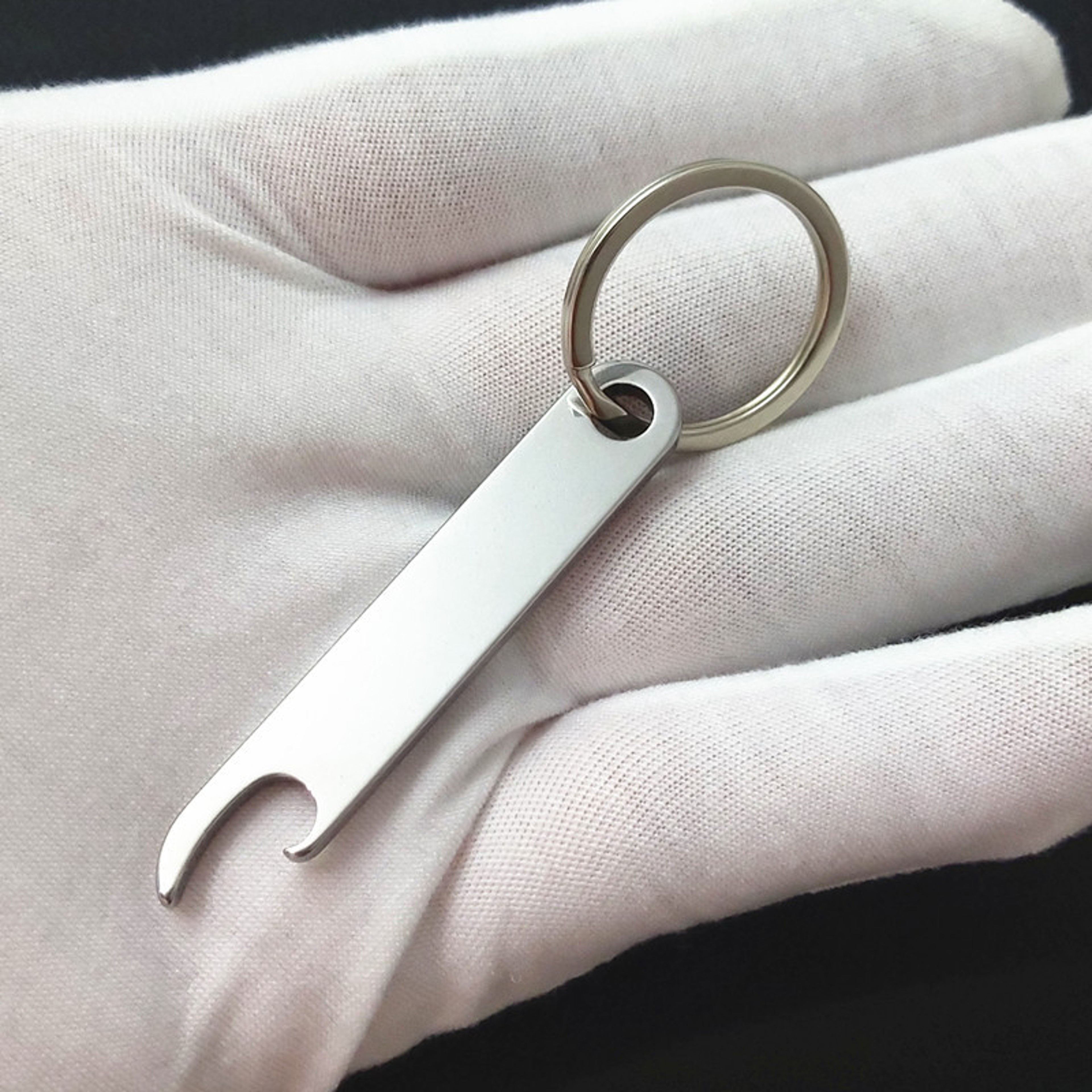 Mini Metal Bottle Opener Keychain For Men Portable Stainless Steel Kitchen Gadget 7