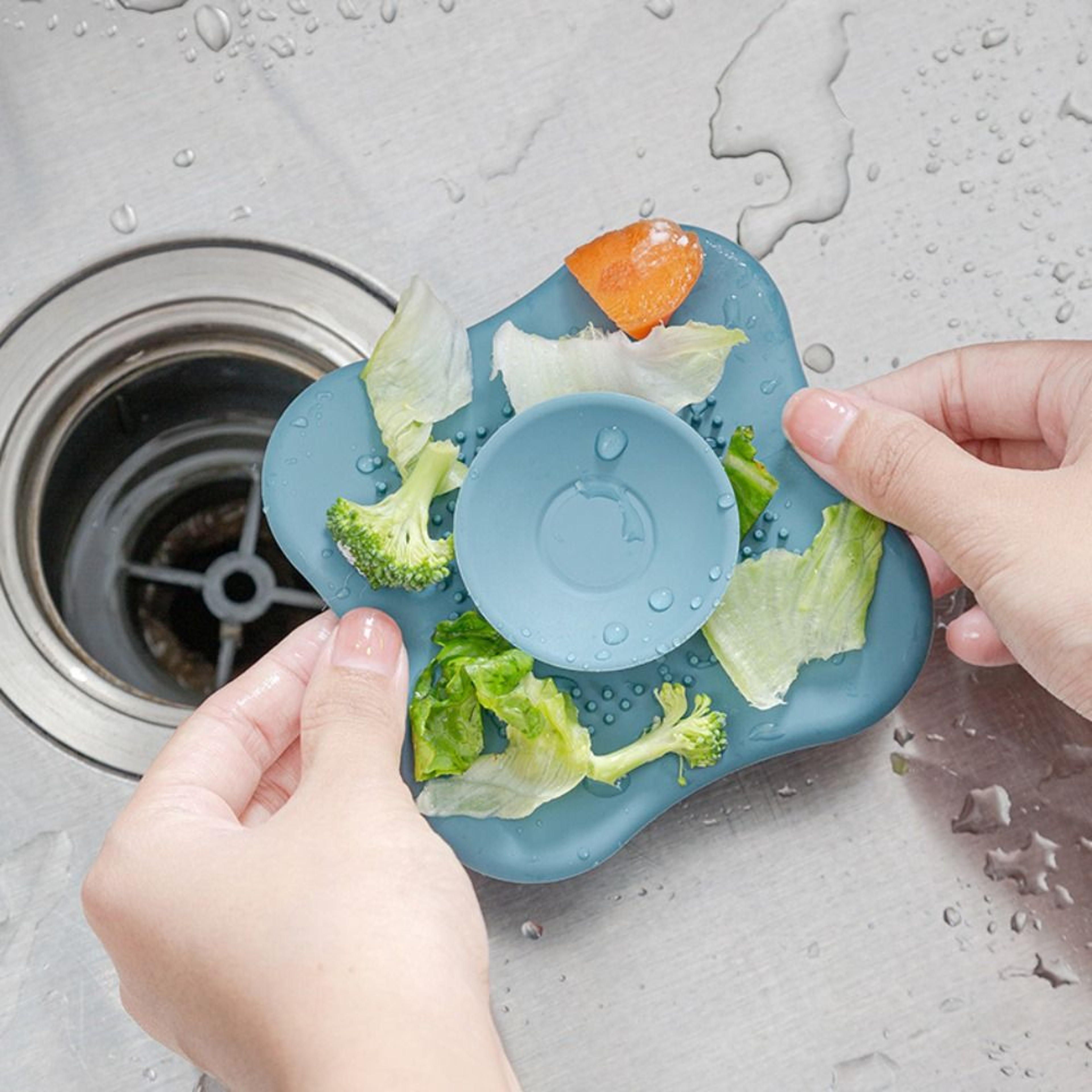 Shower Floor Drain Cover AntiClogging Hair Catcher Stopper Bathroom Sink Filter Deodorant Strainer 2