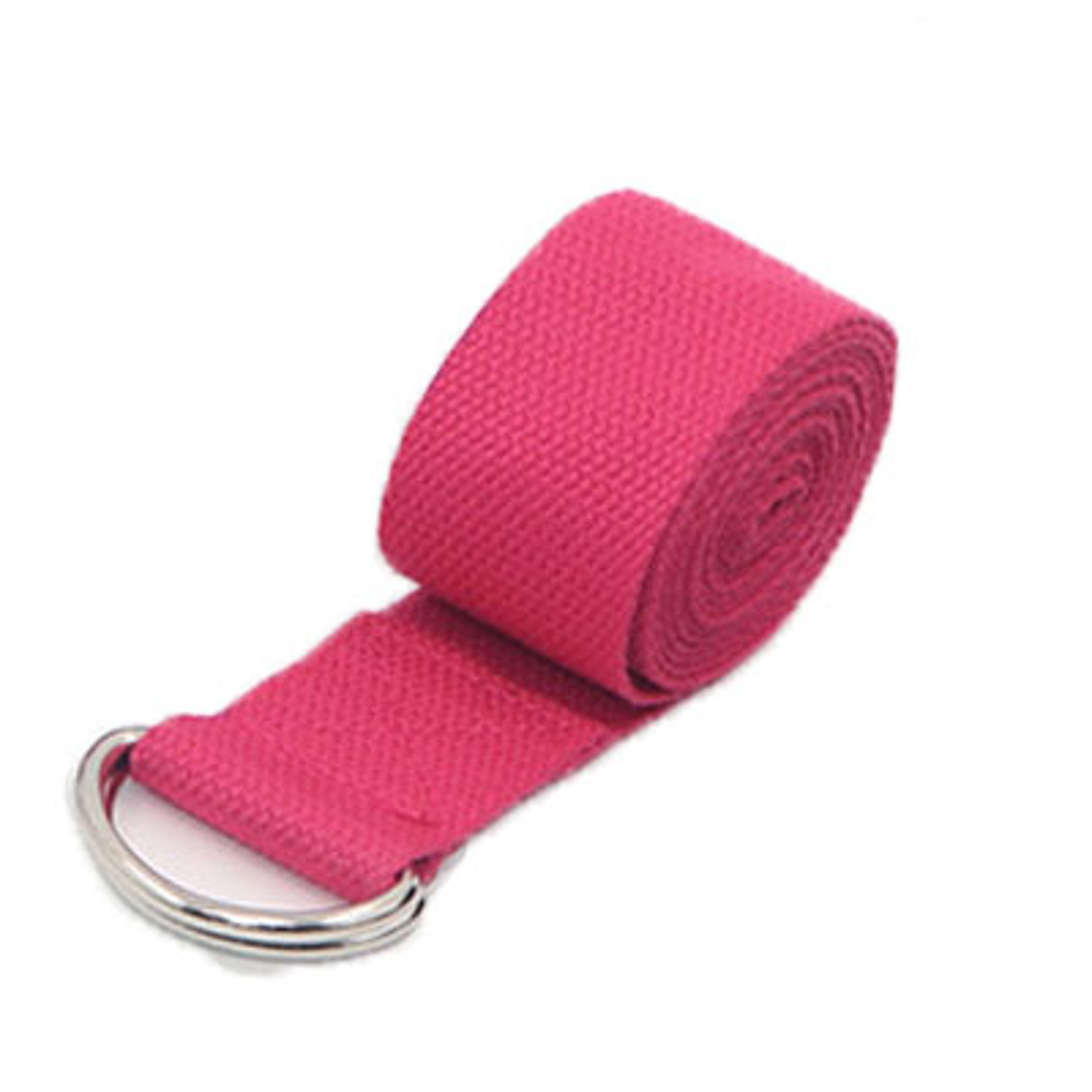 Adjustable Yoga Strap Cotton Exercise Belt With DRing Stretching Bands Pilates Rope 7