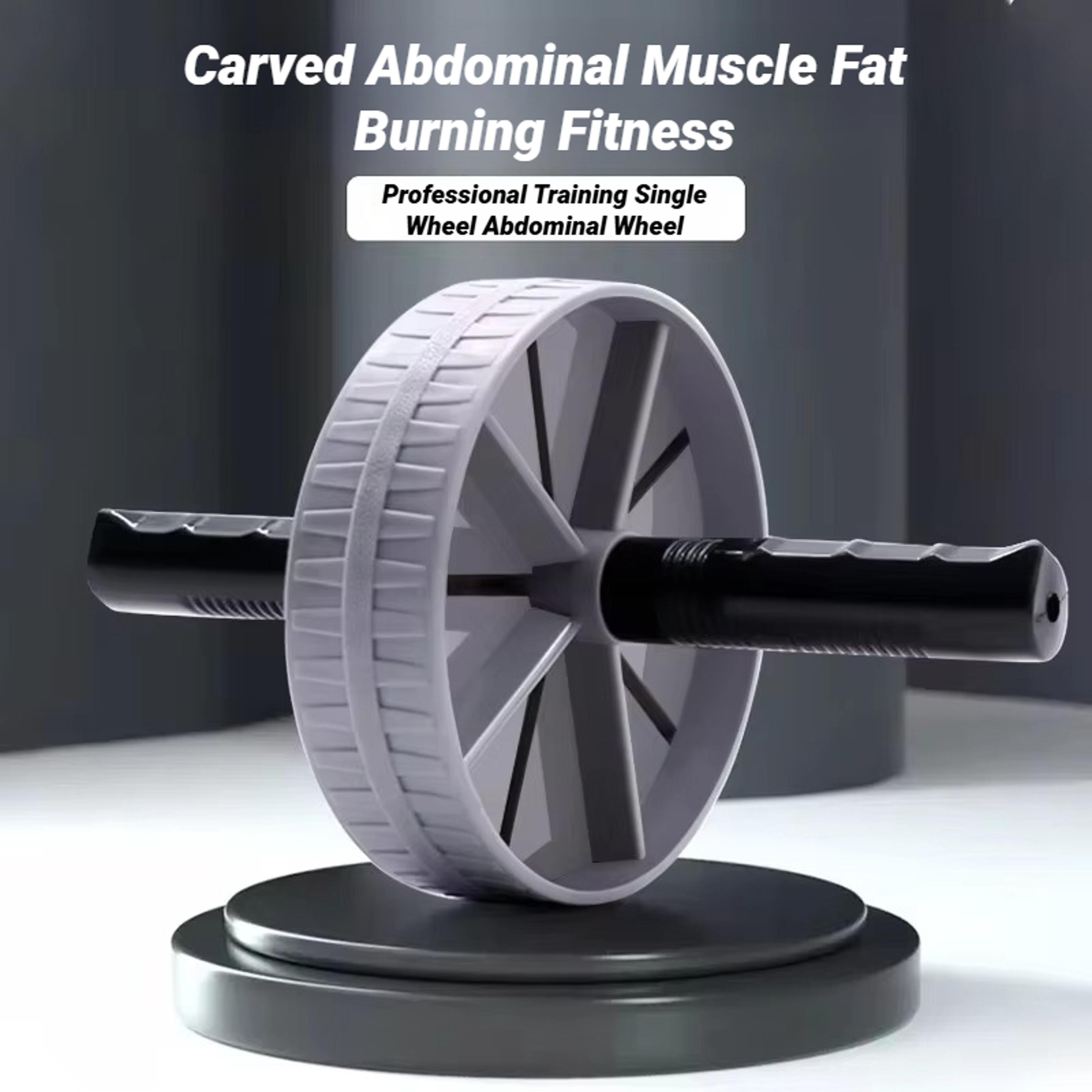 Silent Abdominal Wheel Non-slip Roller for Muscle Strengthening Fitness Training Strong Load Bearing Home Use Exercise – view 4