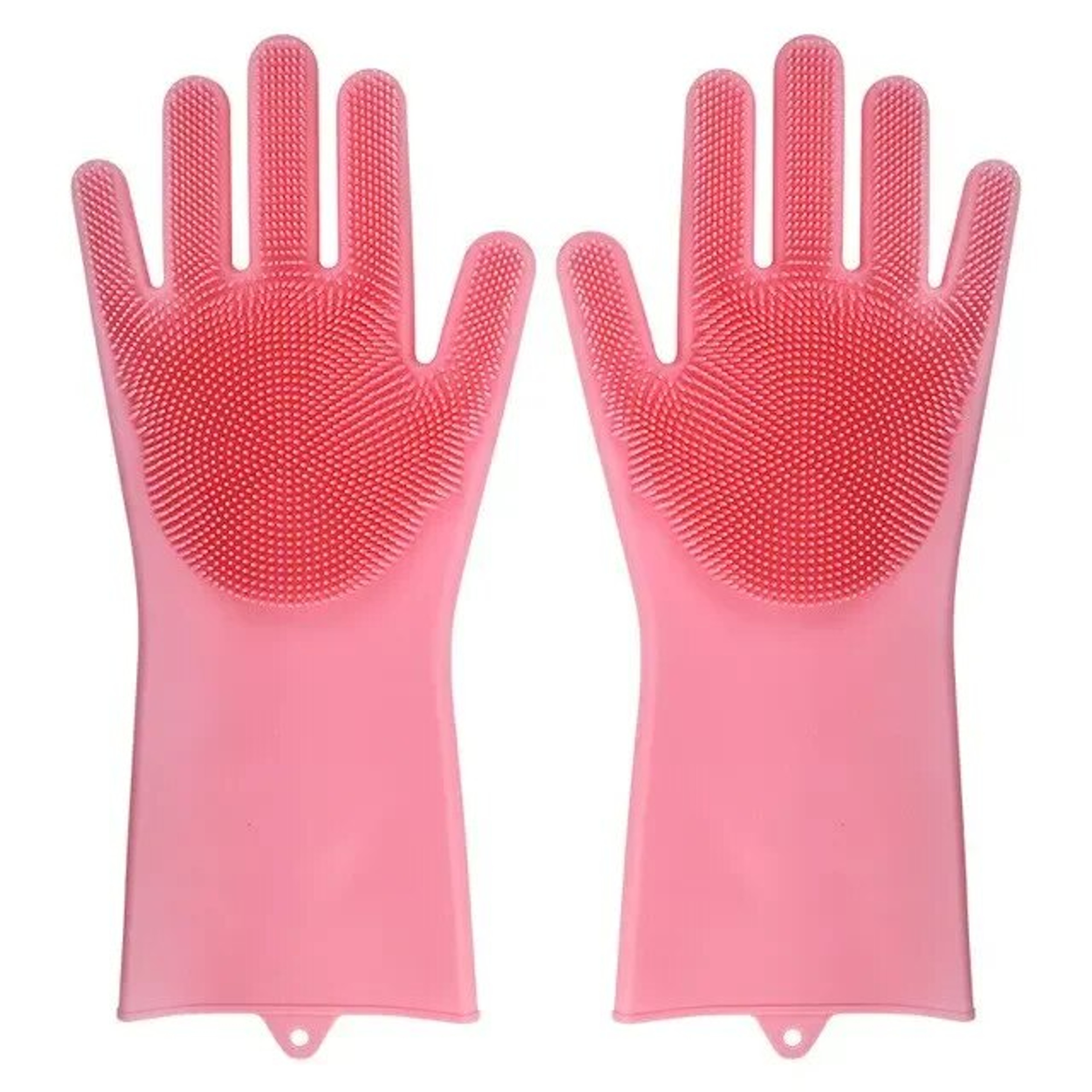 Dishwashing Cleaning Gloves Silicone Rubber For Household Sponge Scrubber Kitchen Tools 6
