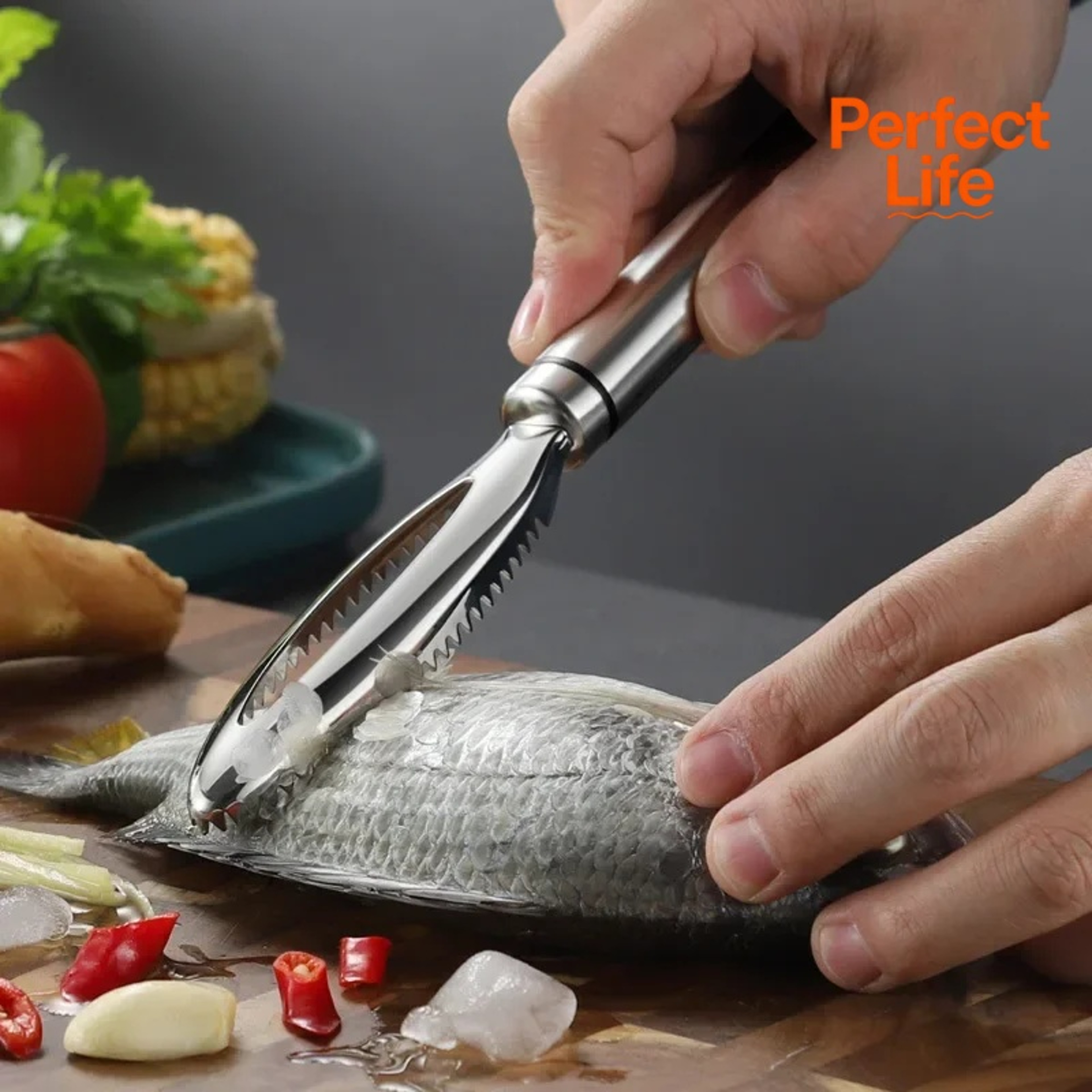 Fish Scales Removal Tool Stainless Steel Grater Peeler Scraper Fast Cleaner Tweezers For Easy Fish  0