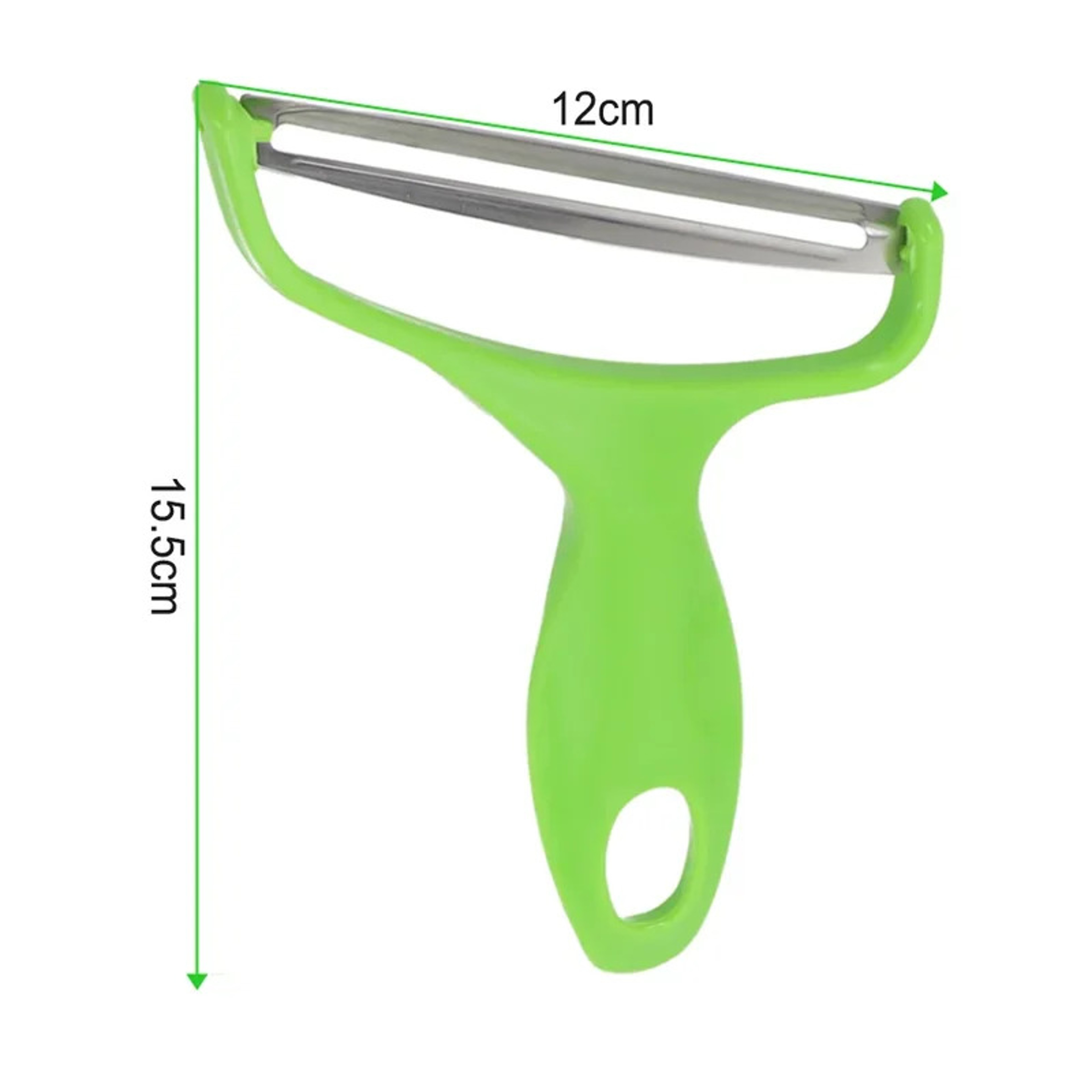 Wide Mouth Peeler Stainless Steel Vegetable Fruit Grater Salad Slicer – view 5