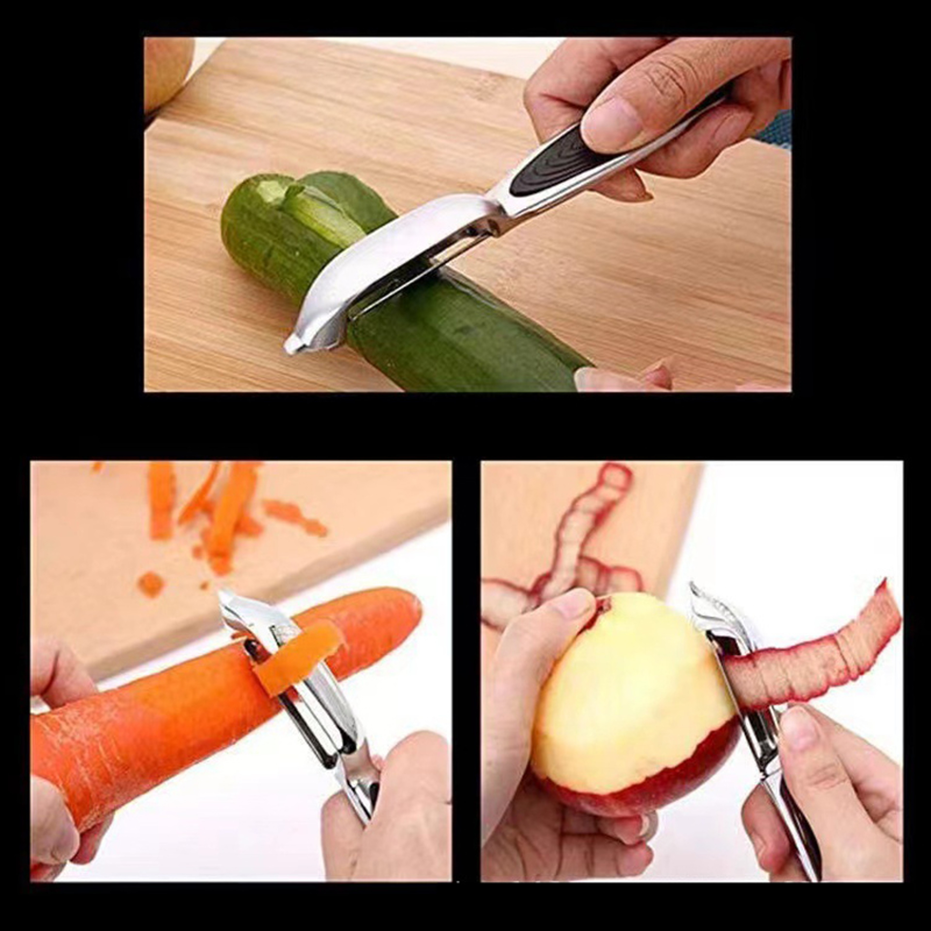 Multi-function Stainless Steel Vegetable Peeler Cutter Grater for Potato Carrot Salad Tools Kitchen Accessories – view 5