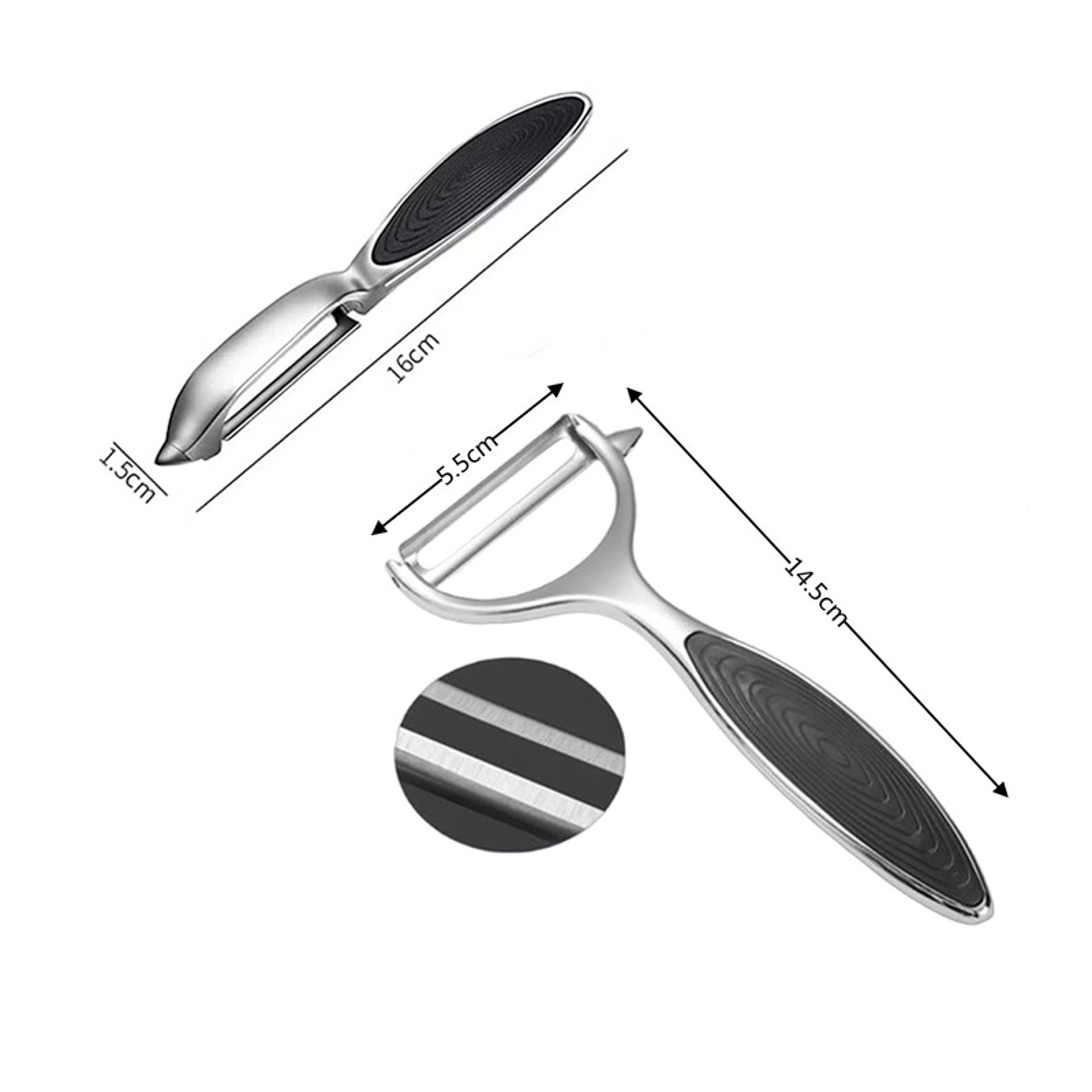 Multi-function Stainless Steel Vegetable Peeler Cutter Grater for Potato Carrot Salad Tools Kitchen Accessories – view 6