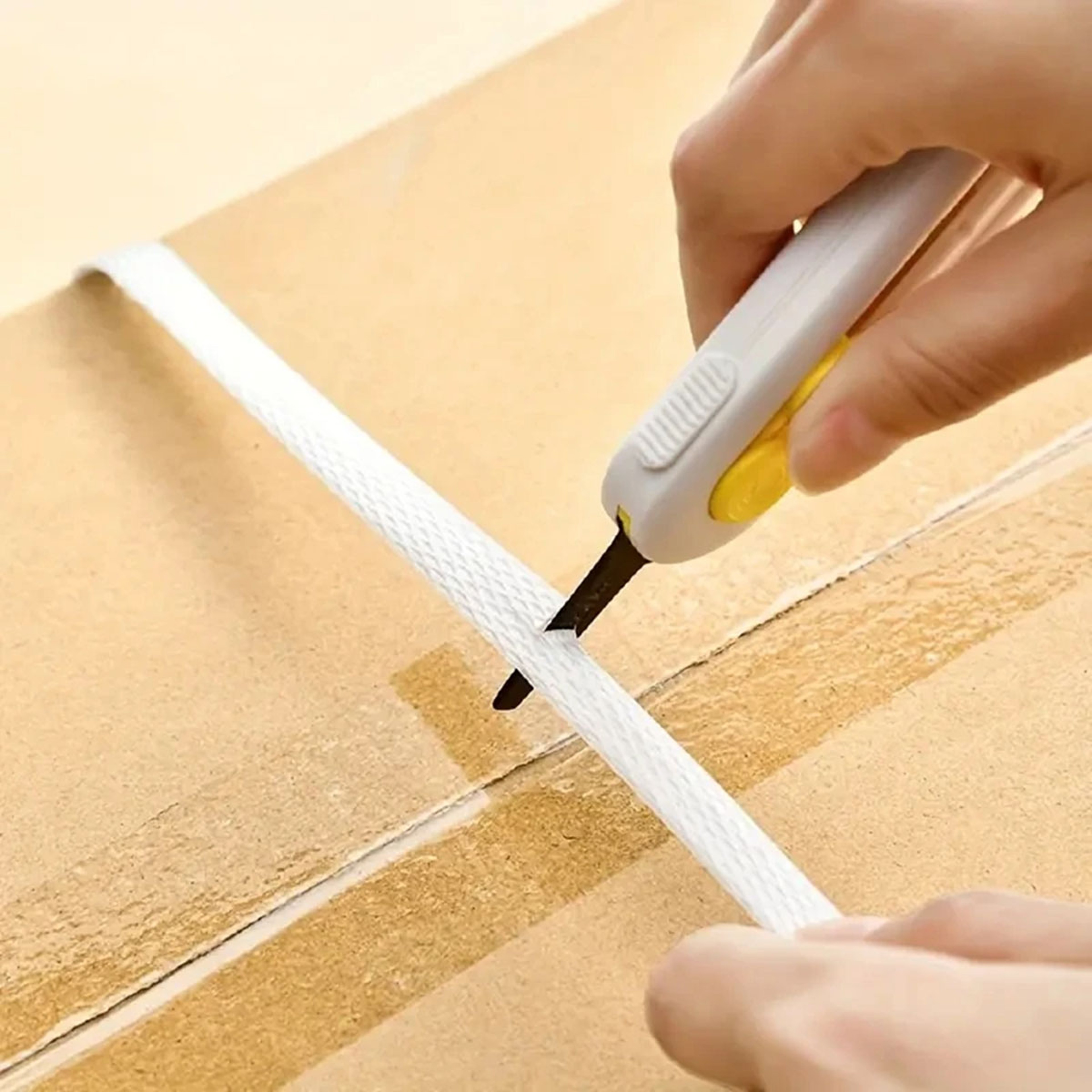 Portable Box Cutter Magnetic Mini Cutter For Paper And Letters With Retractable Blade Durable ABS M 0