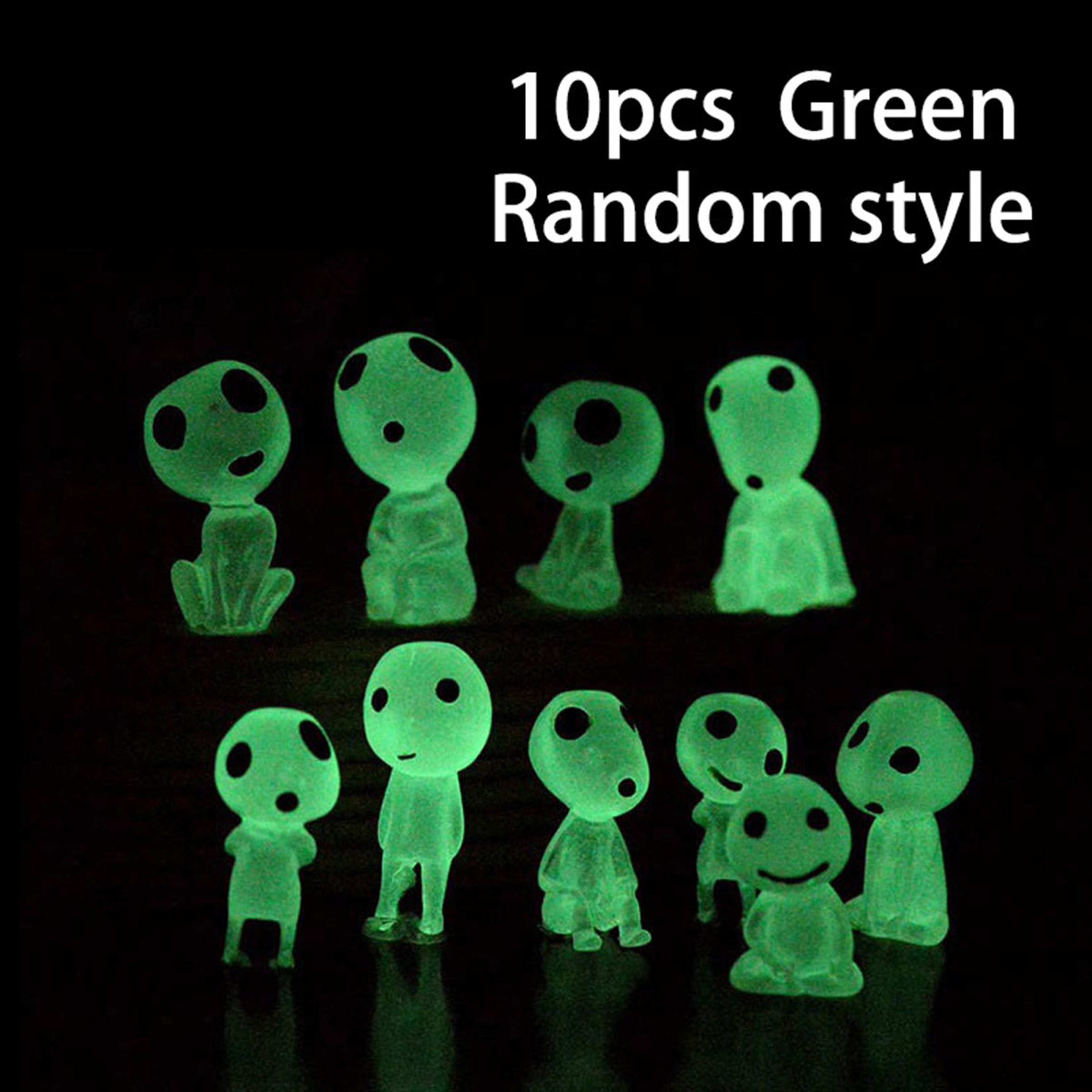Glow In The Dark Princess Shaped Miniature Landscape Decoration Garden Ornament 2