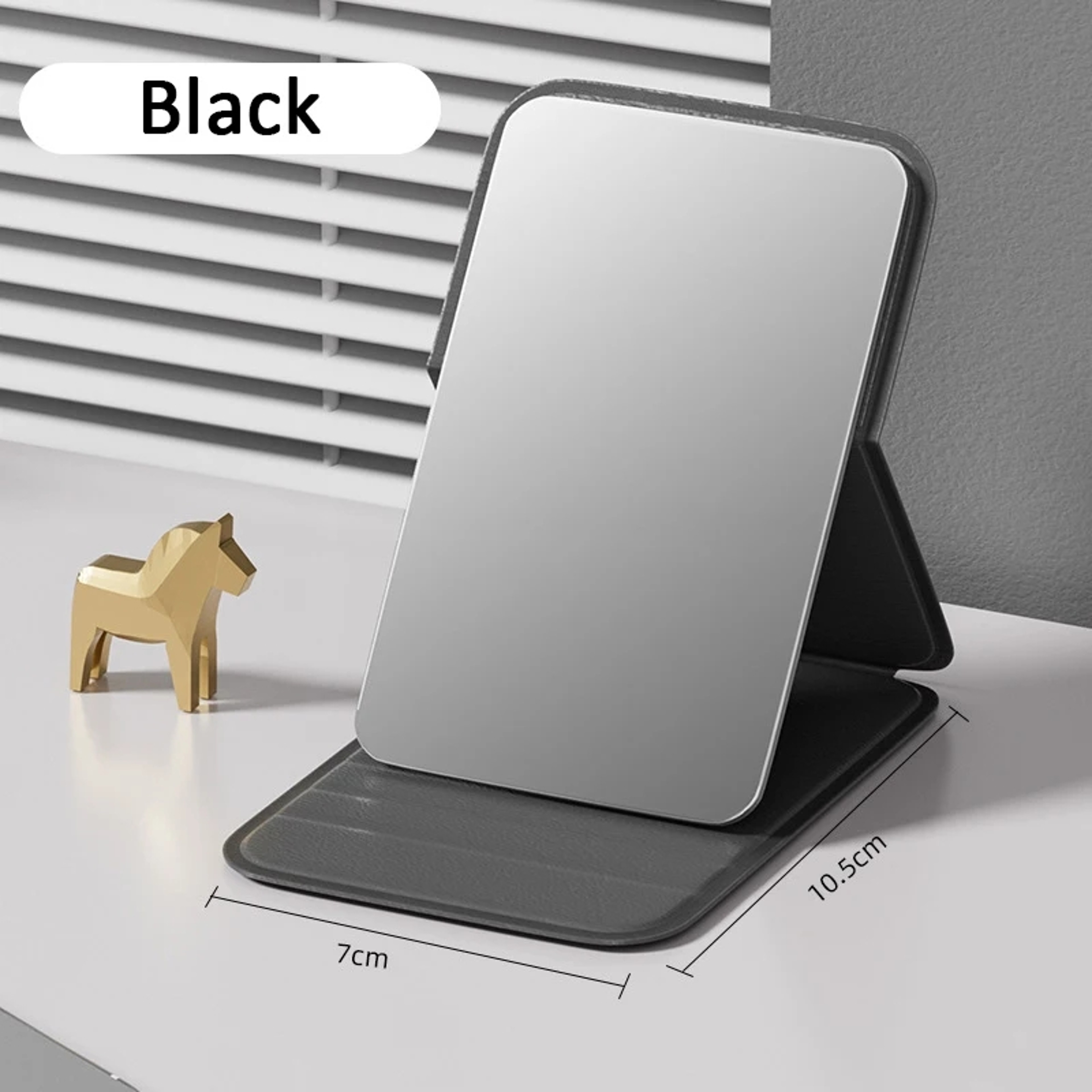 Compact And Stylish Women MINI Folding Makeup Mirror HighQuality Portable Pocket Mirror With Solid  6